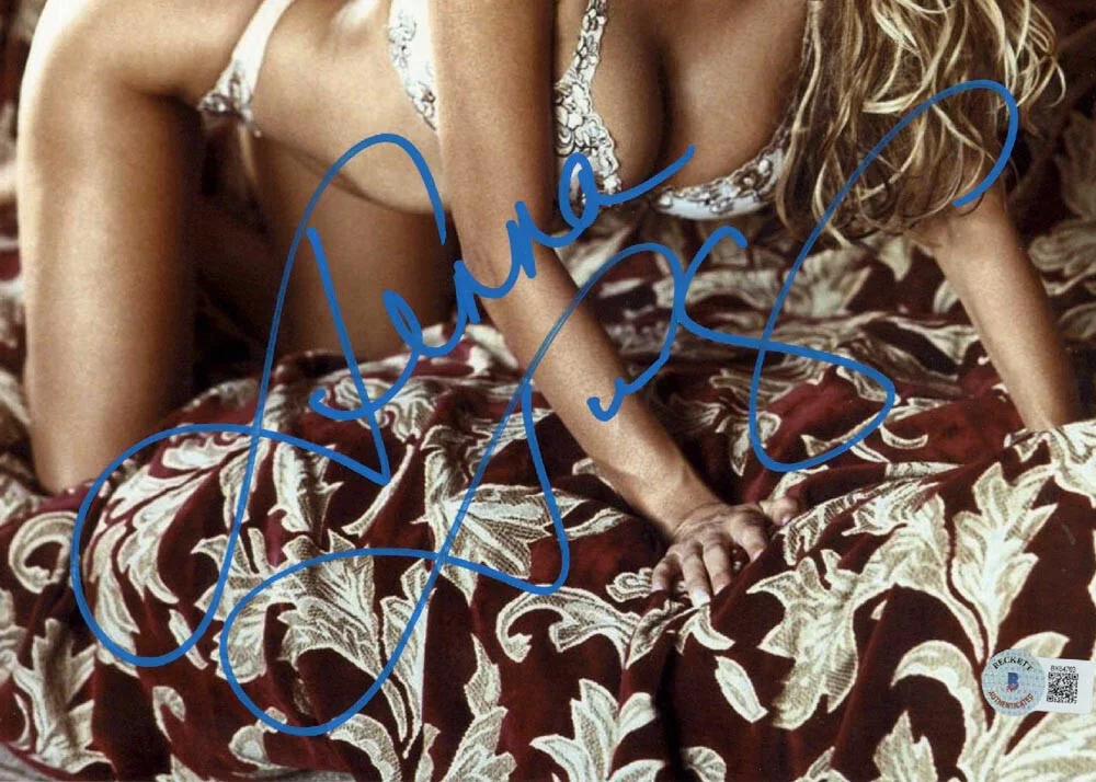 JENNA JAMESON SIGNED 11x14 PHOTO POPULAR ADULT MOVIE ACTRESS YOUNG BECKETT BAS, изображение 2
