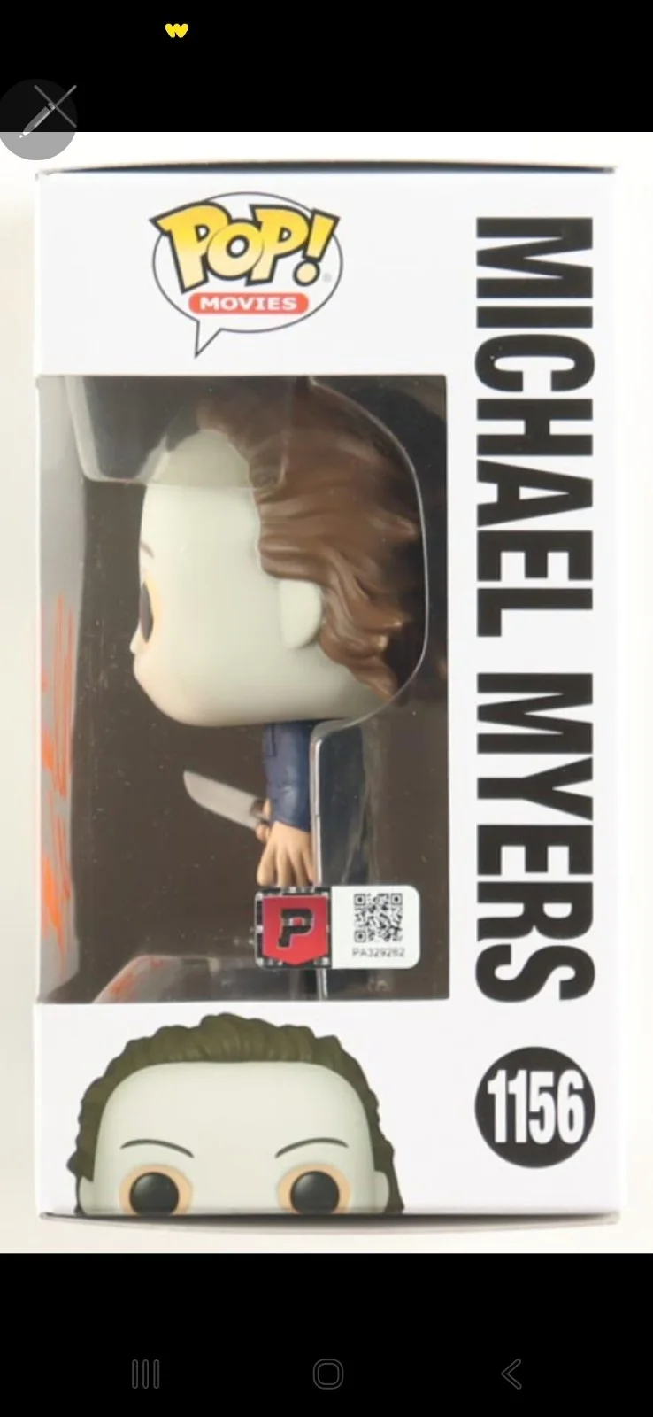 Nick Castle — Nick Castle Signed Michael Myers Exclusive Funko Pop! Vinyl: Halloween PA COA, image 2