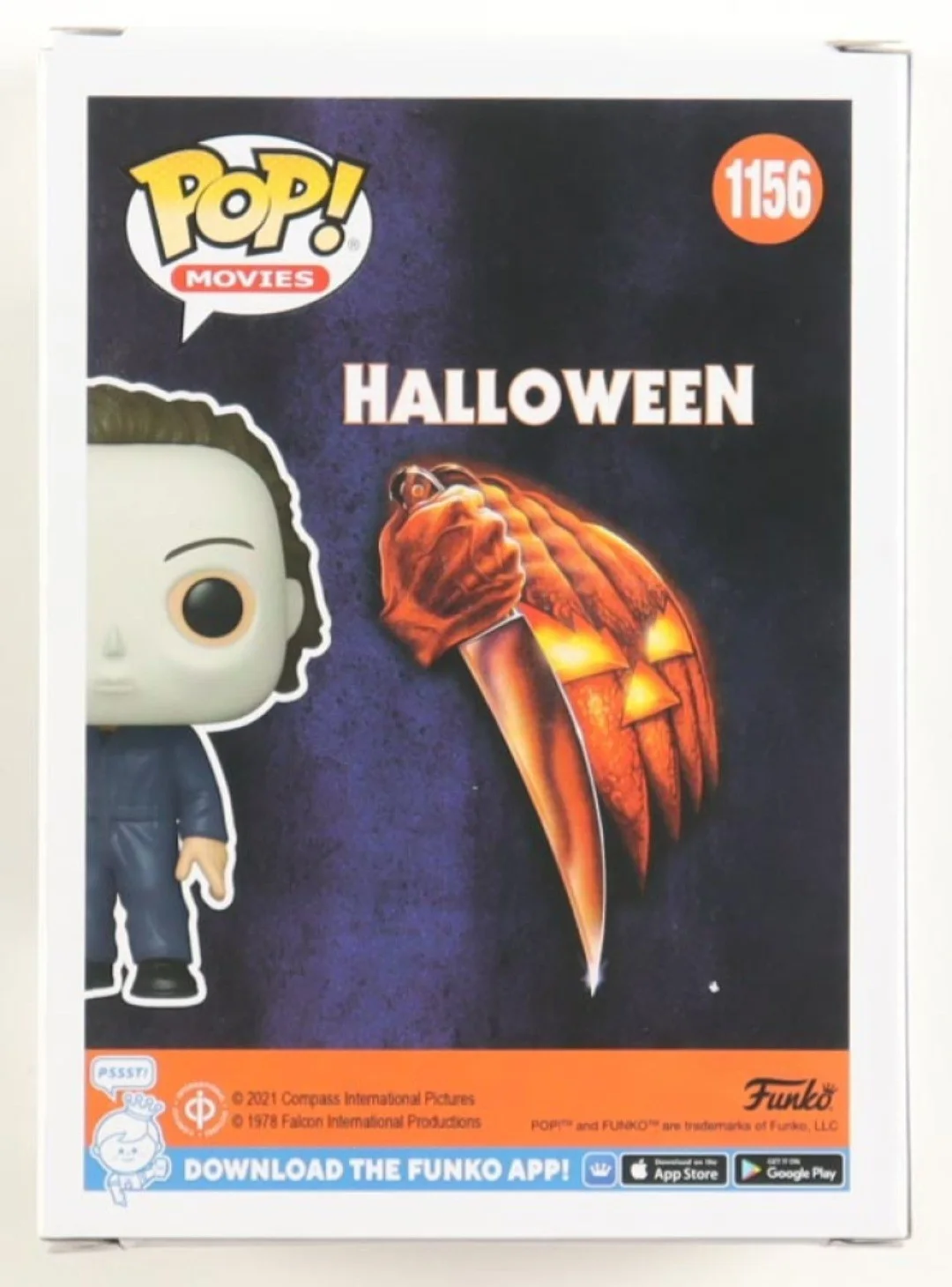 Nick Castle — Nick Castle Signed Michael Myers Exclusive Funko Pop! Vinyl: Halloween PA COA, image 3