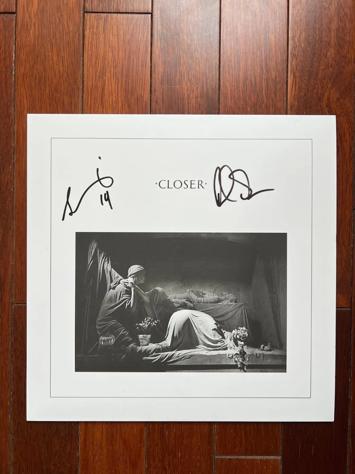 Joy Division Closer Autographed Signed Album Vinyl Record LP w/ACOA, изображение 4