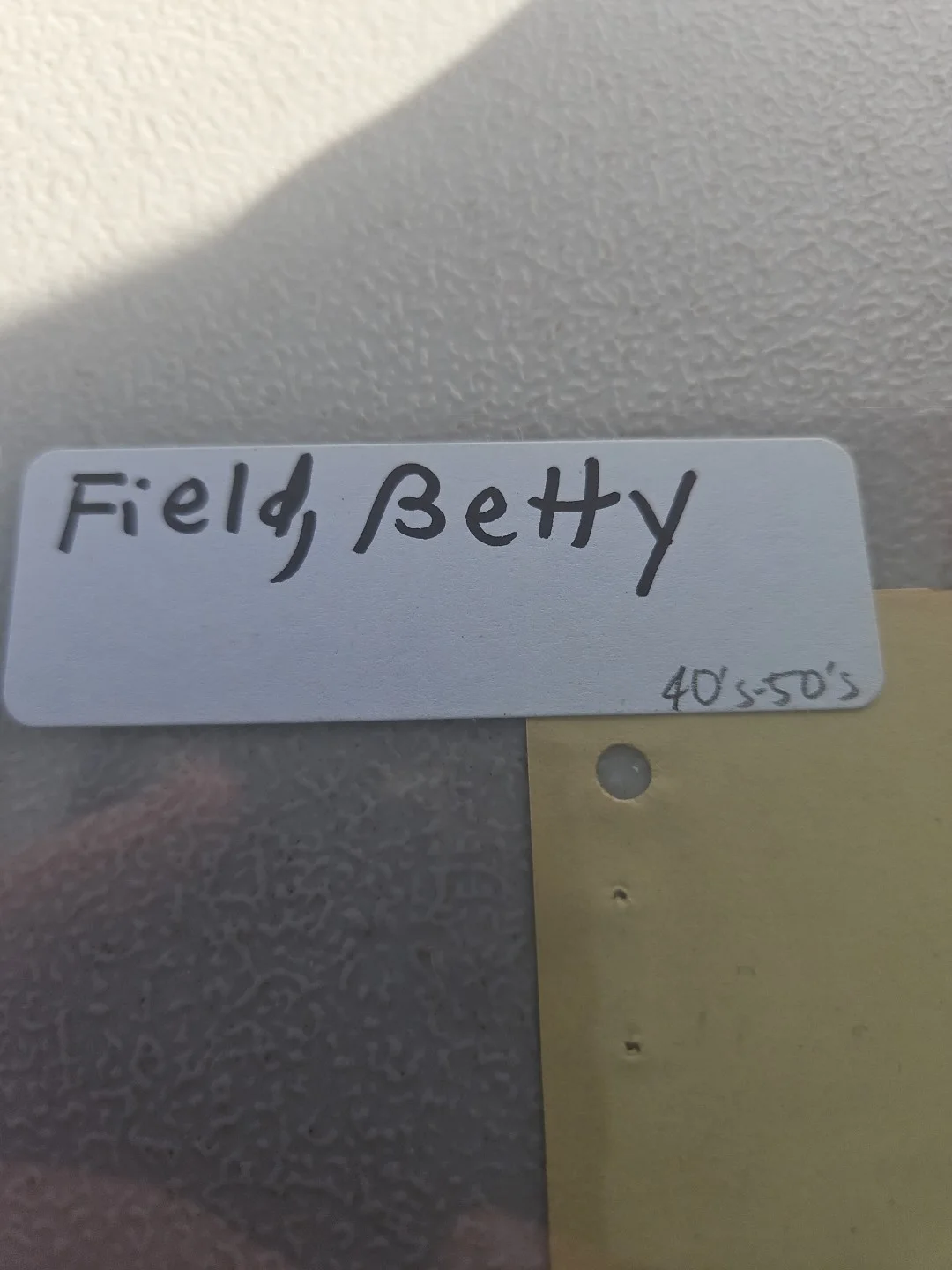 betty field — Betty Field Signed Piece Of Paper Film & Stage Actress 40's & 50's, изображение 3