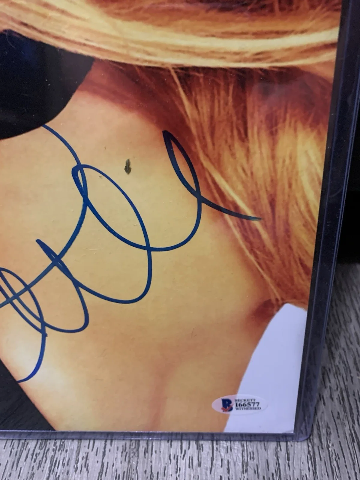 Vintage Pamela Anderson Signed Poster photo 14x11 COA Beckett, изображение 4