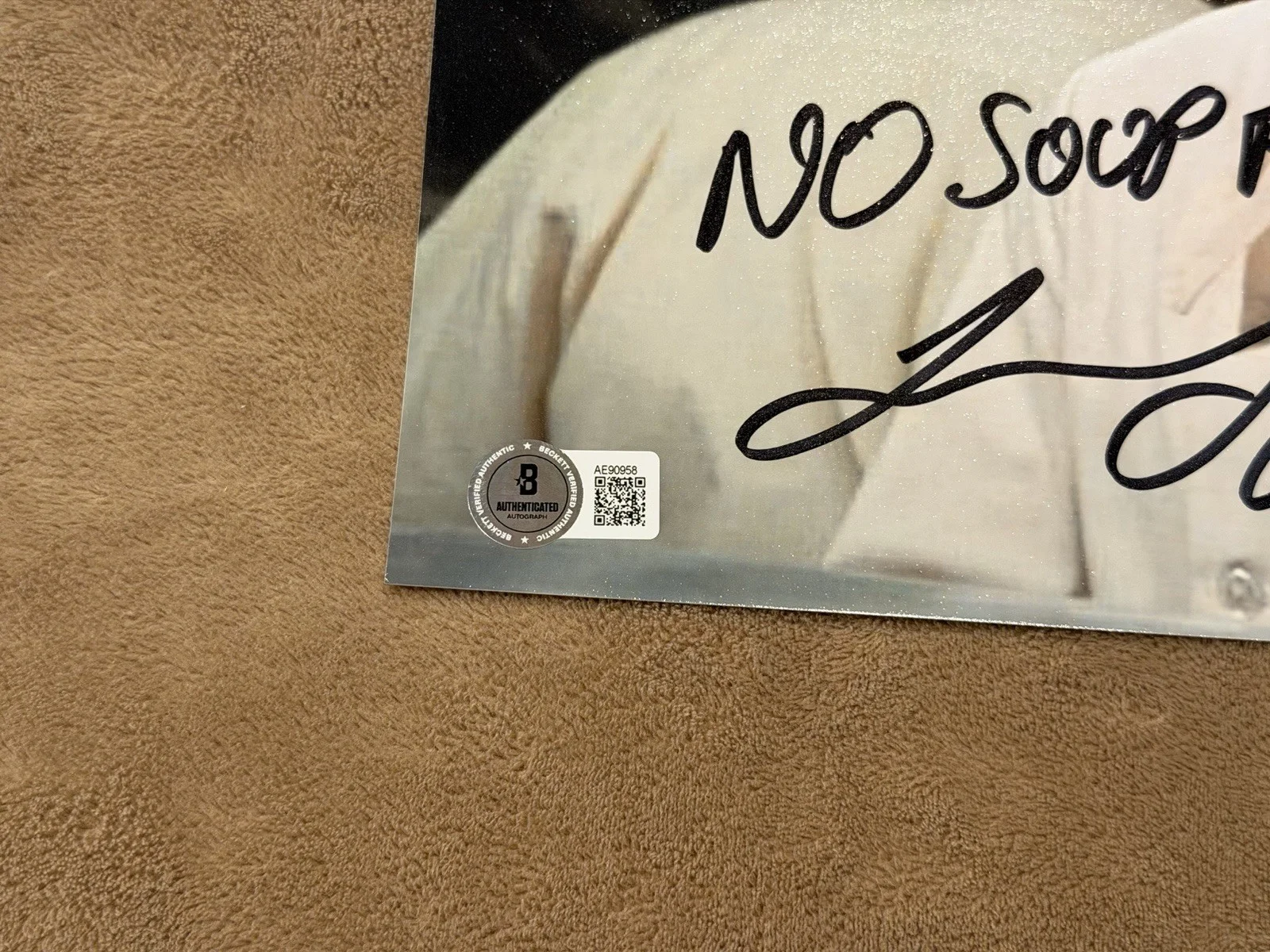 Larry Thomas — Larry Thomas Signed 8x10 Photo Soup Nazi BAS Jerry Seinfeld Autograph Authentic, изображение 3