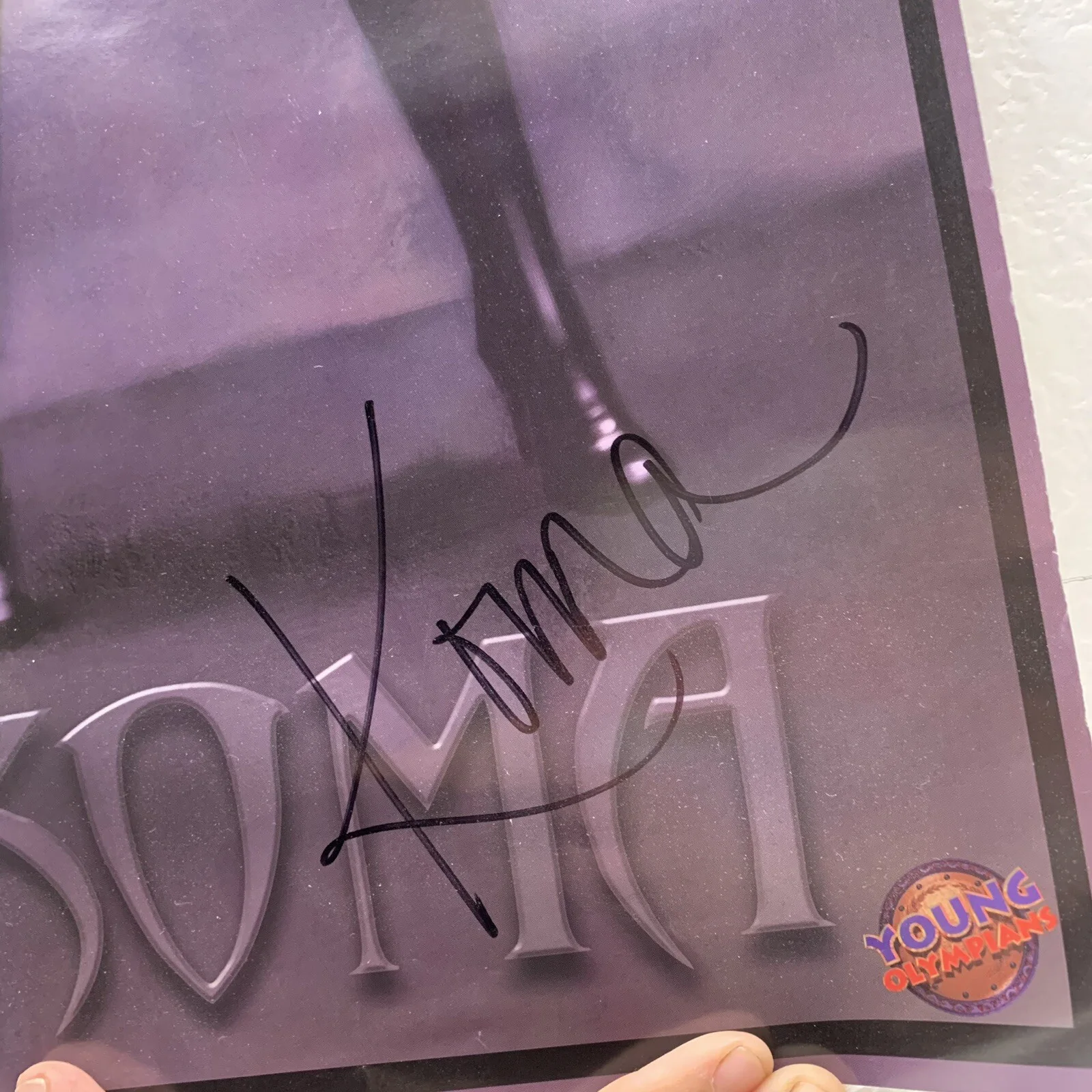 KOMA — Vintage Shazam/ Isis? Koma Signed Poster 24X11, image 3