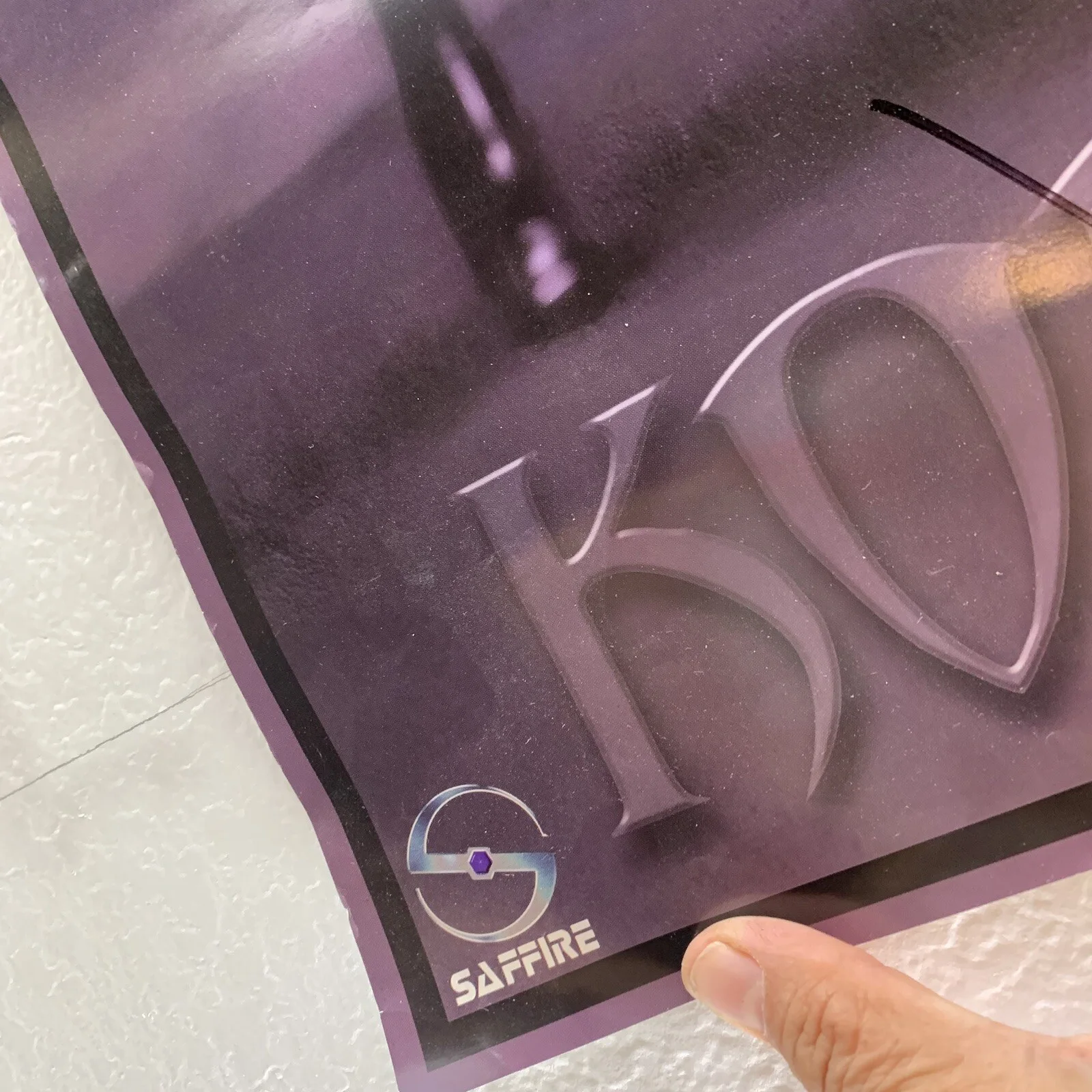 KOMA — Vintage Shazam/ Isis? Koma Signed Poster 24X11, image 4