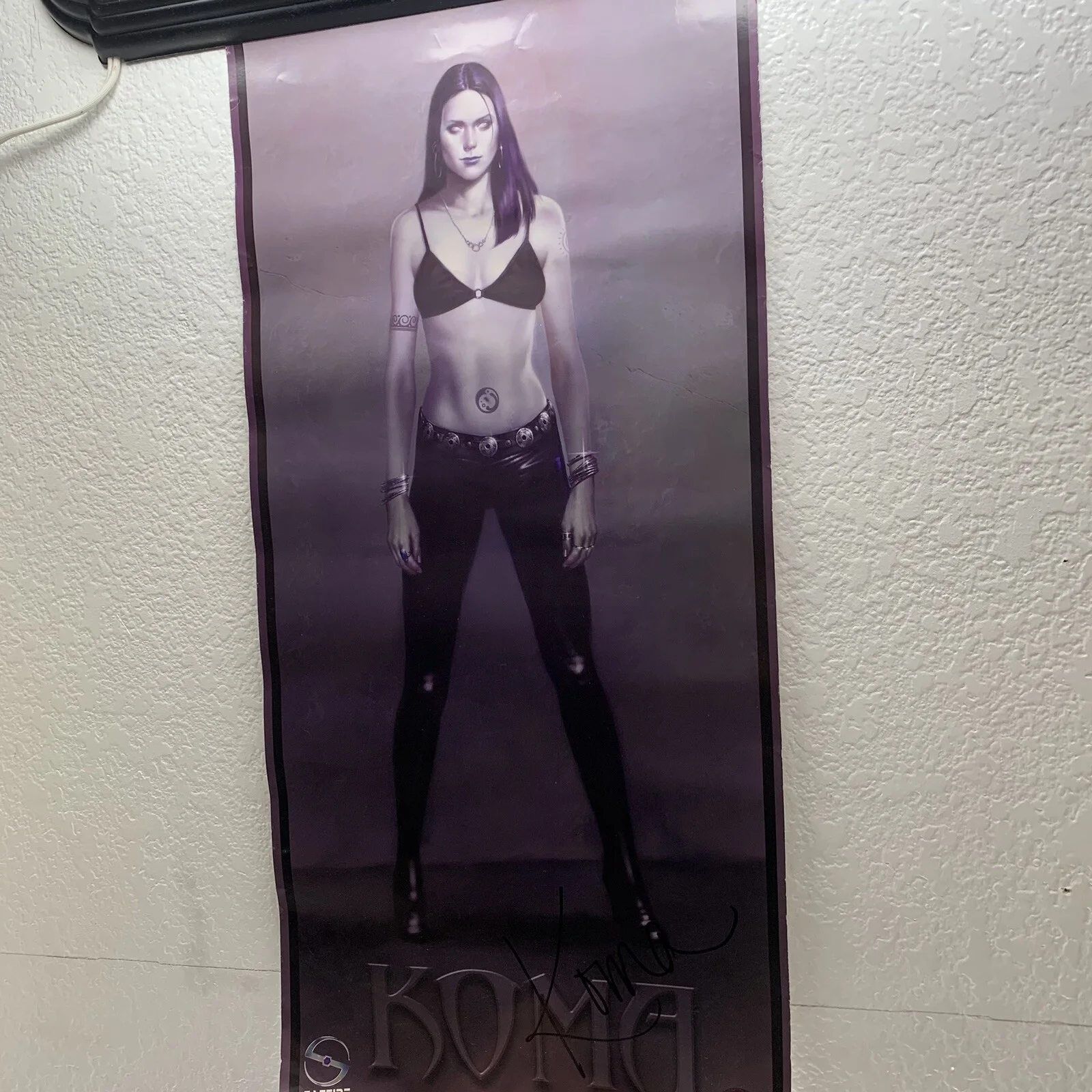 KOMA — Vintage Shazam/ Isis? Koma Signed Poster 24X11, image 5