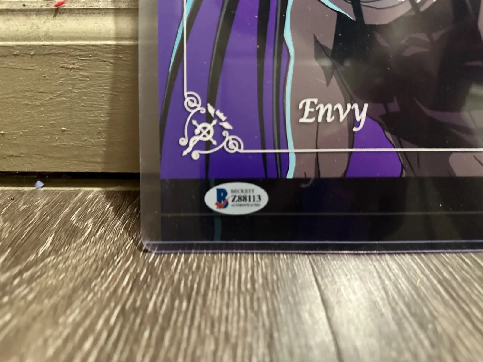 Wendy Powell — Wendy Powell “Envy” from Full Metal Alchemist Becket COA Autographed 8x10 photo, image 2