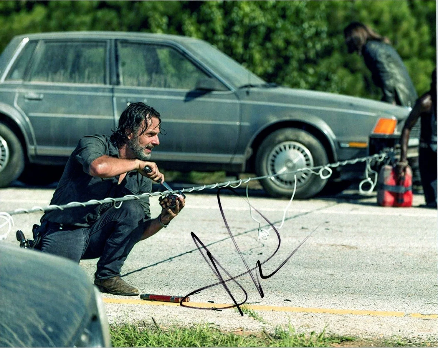 Andrew Lincoln — Andrew Lincoln Signed Autograph The Walking Dead Photo with Exact Photo Proof, изображение 3