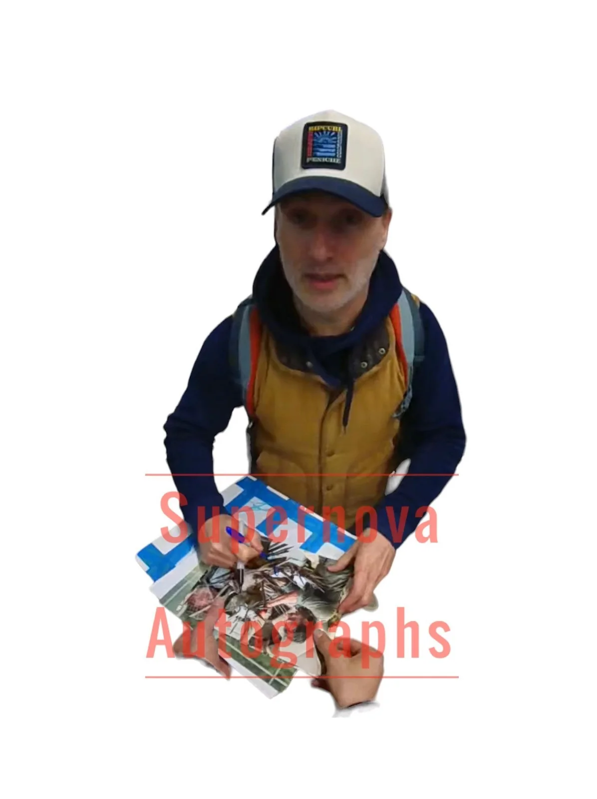 Andrew Lincoln — Andrew Lincoln Signed Autograph The Walking Dead Photo with Exact Photo Proof, изображение 2