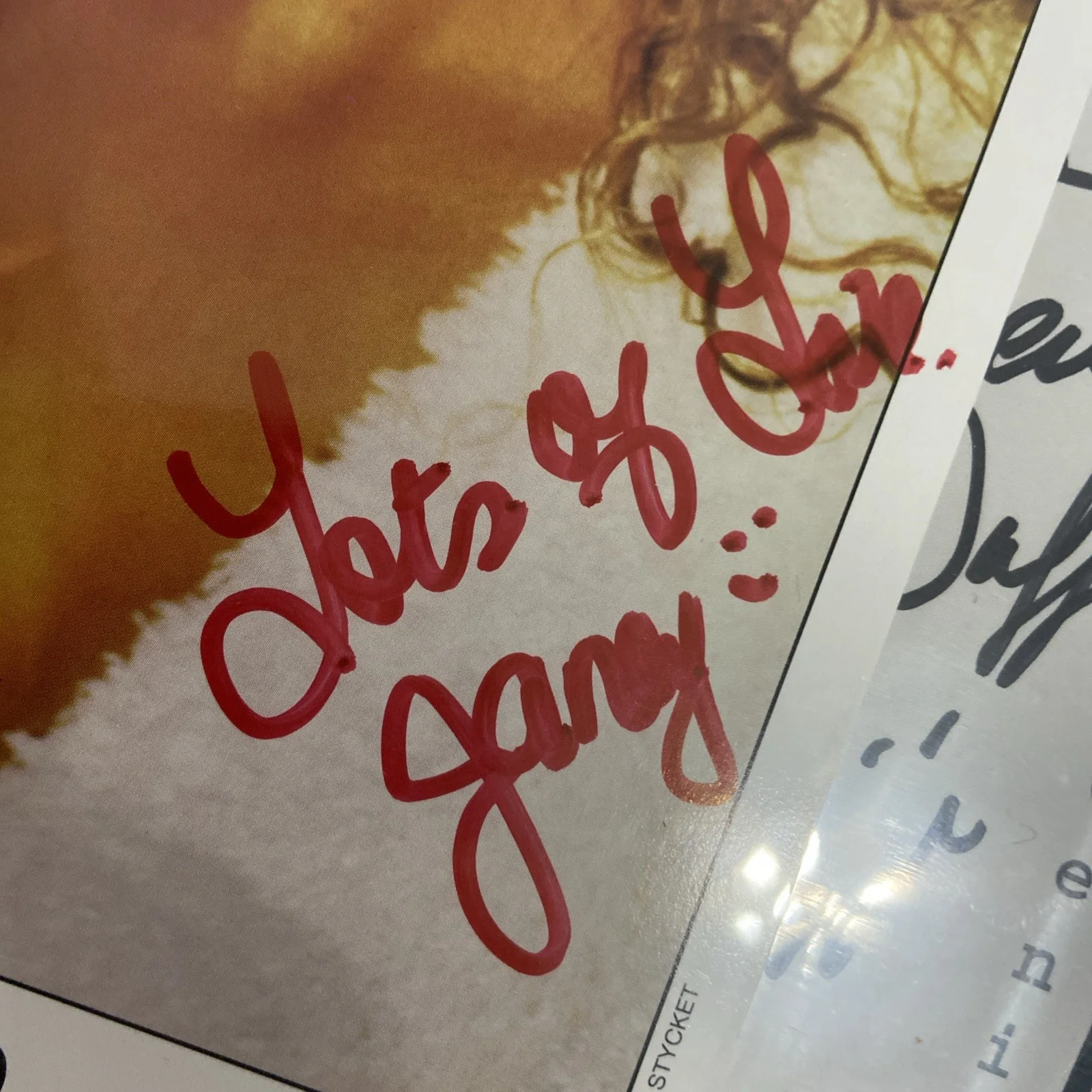 Jason Lee — Janey Lee signed 5x7 Photo Autographed - Lots of Love - adult actress, изображение 2