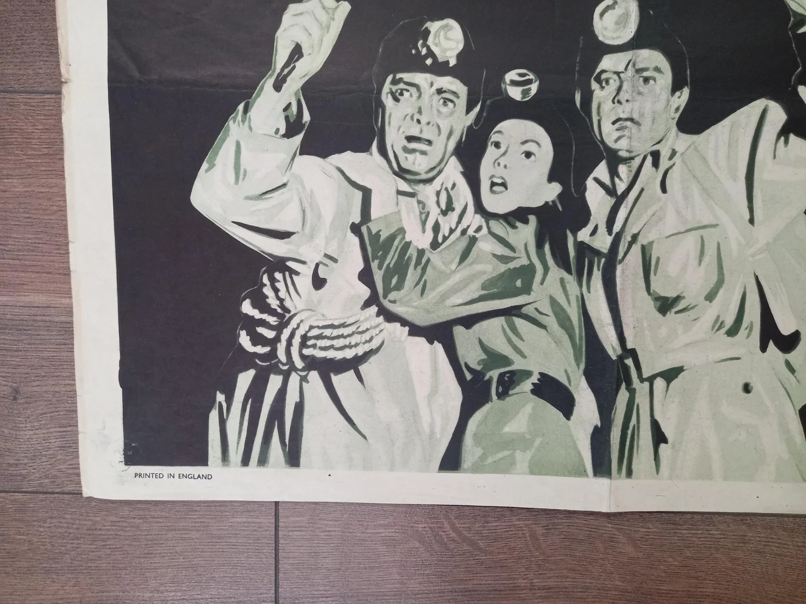 UNKNOWN TERROR 1957 BRITISH QUAD POSTER JOHN HOWARD MALA POWERS, image 2