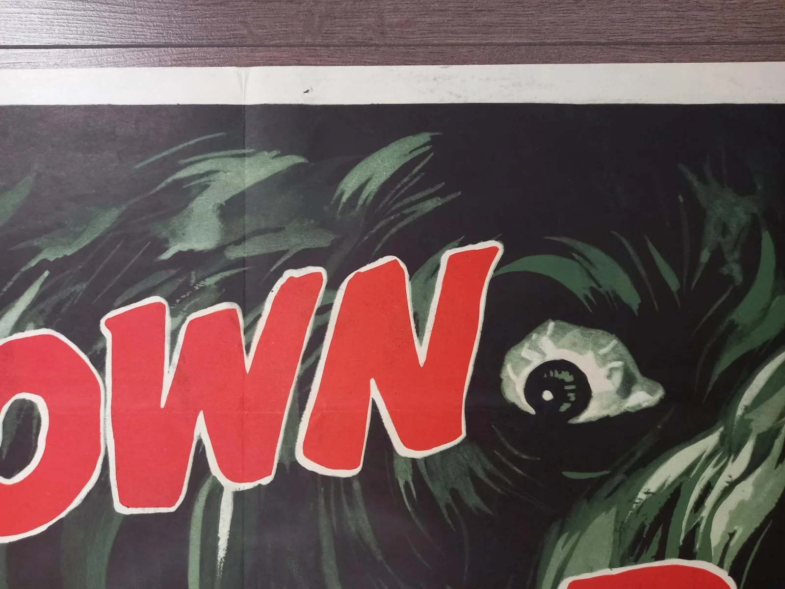 UNKNOWN TERROR 1957 BRITISH QUAD POSTER JOHN HOWARD MALA POWERS, image 5