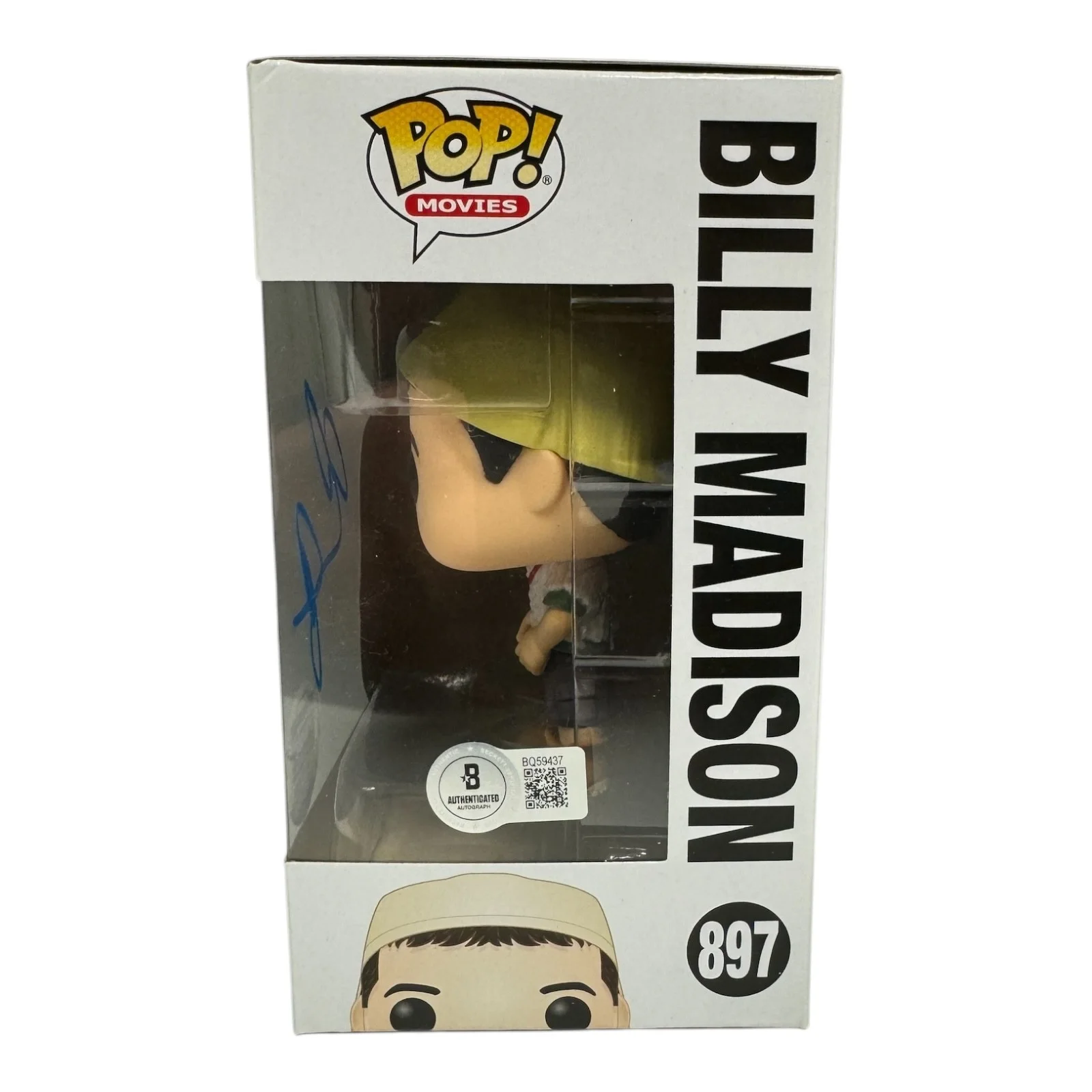 ADAM SANDLER — ADAM SANDLER SIGNED AUTOGRAPH BILLY MADISON FUNKO POP 897 BECKETT BAS, изображение 2
