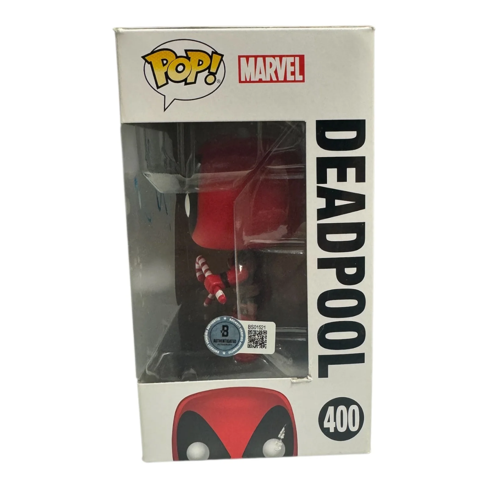 Ryan Reynolds — Ryan Reynolds Signed Autograph Deadpool Funko Pop 400 BAS Beckett, image 2