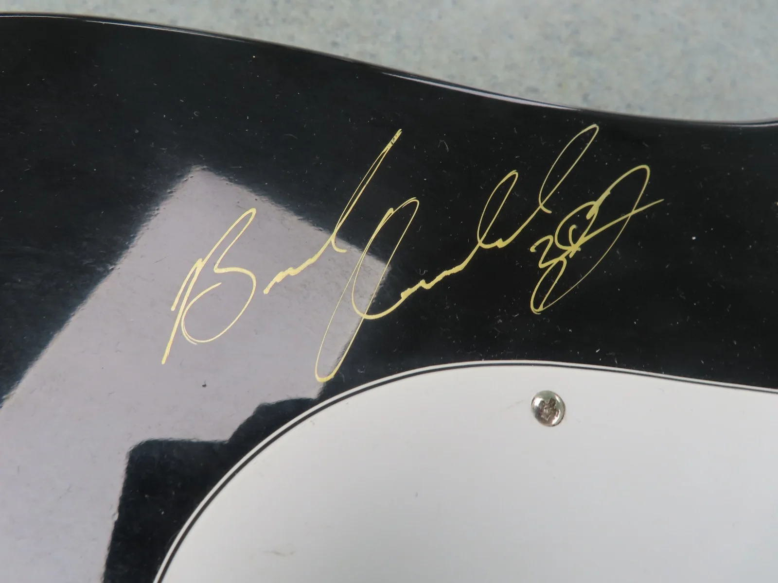 3 Doors Down Signed Fender Squier Electric Guitar, image 3