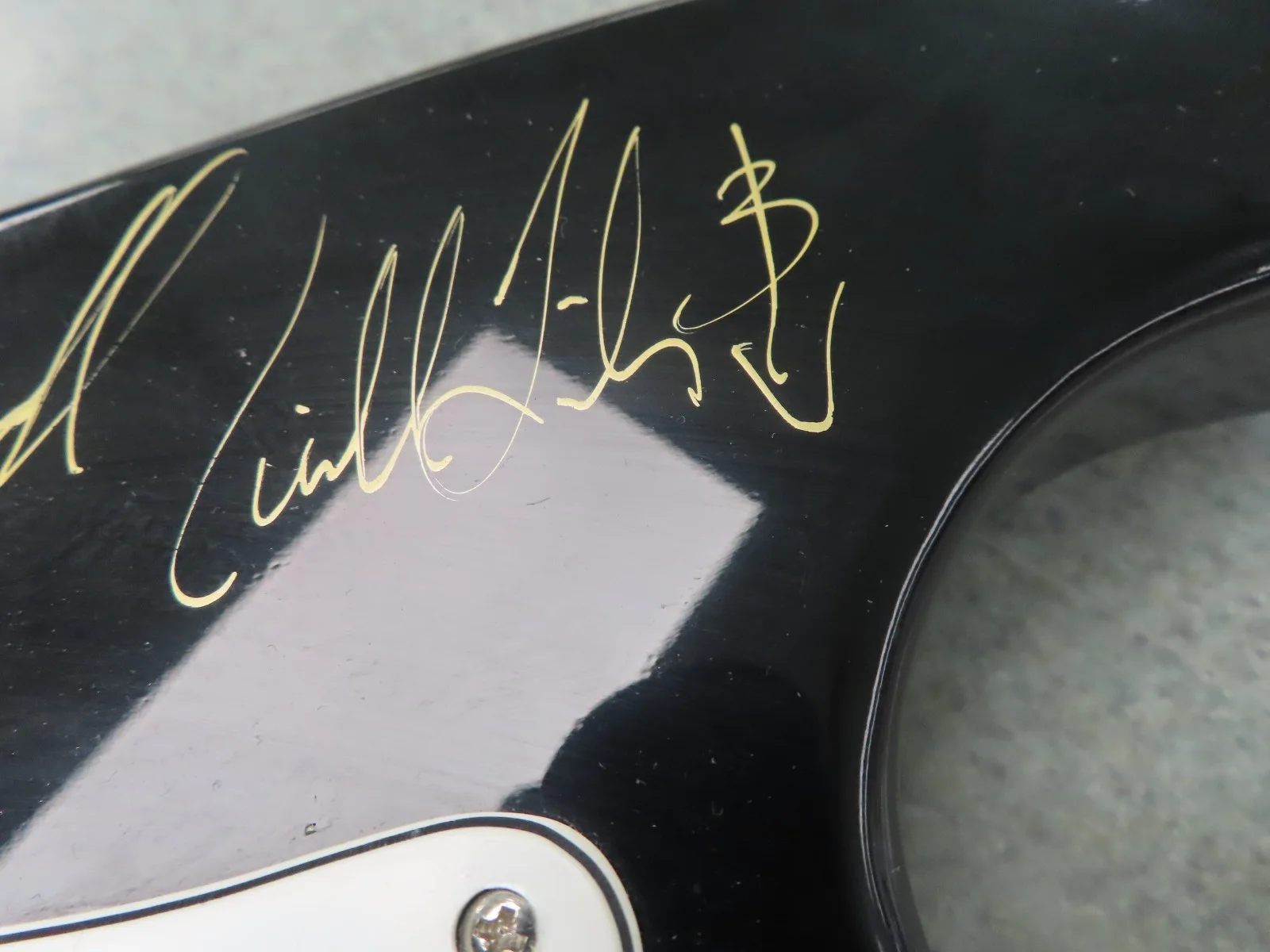 3 Doors Down Signed Fender Squier Electric Guitar, image 5