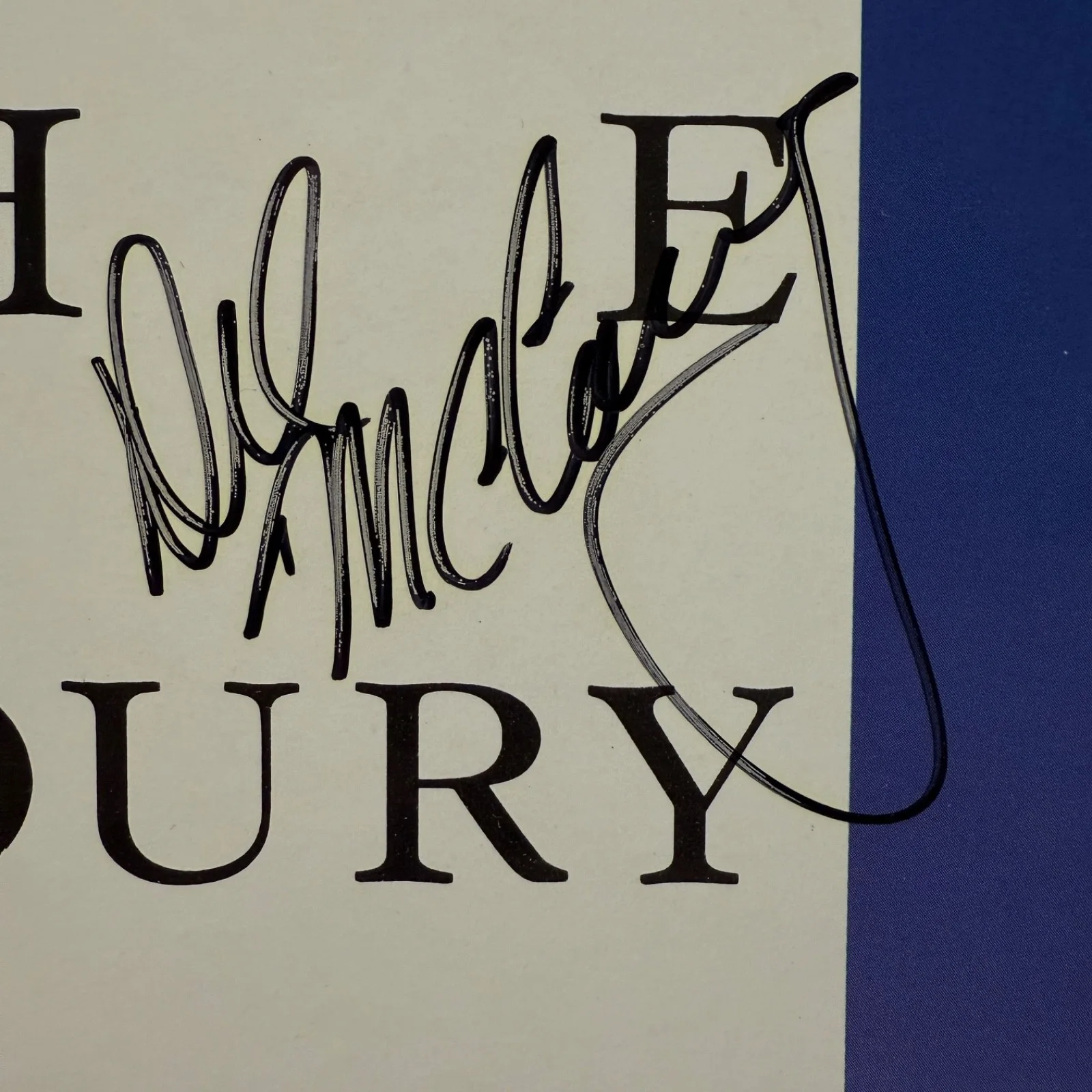 THE McCOURY BROTHERS - AUTOGRAPHED on cover by Del McCoury USA vinyl pressing, изображение 2