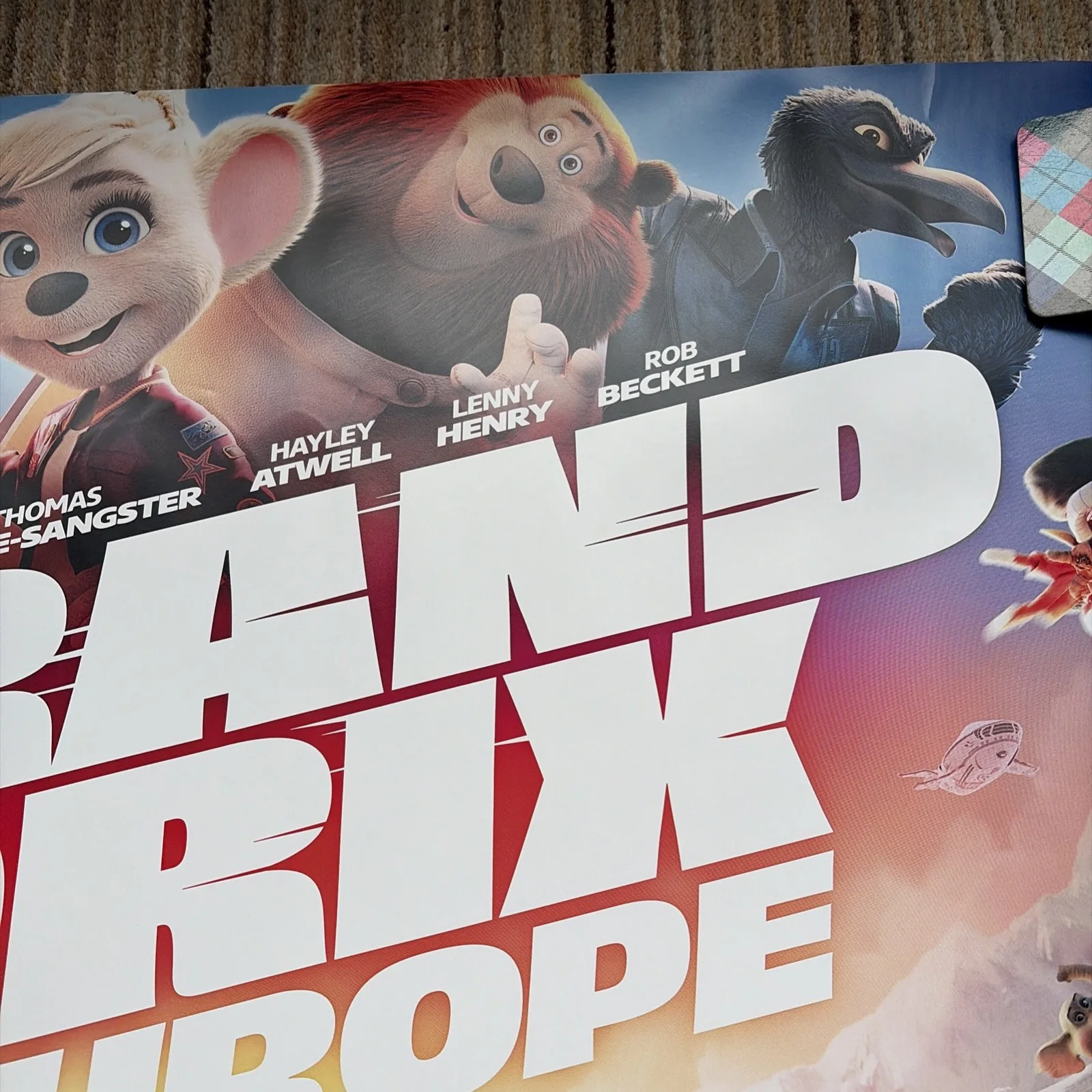 Grand Prix of Europe Quad Poster (2025) Double sided movie poster Kids Atwell, изображение 3