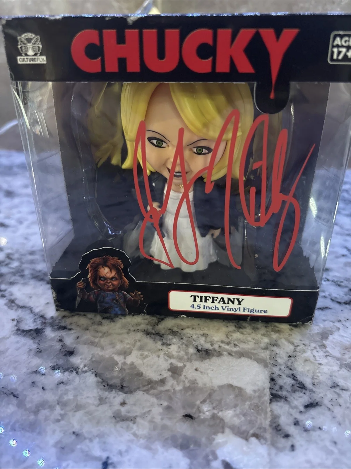 Jennifer Tilly — Jennifer Tilly Signed Autographed Tiffany Bride Of Chucky Rare. 4 1/2” COA