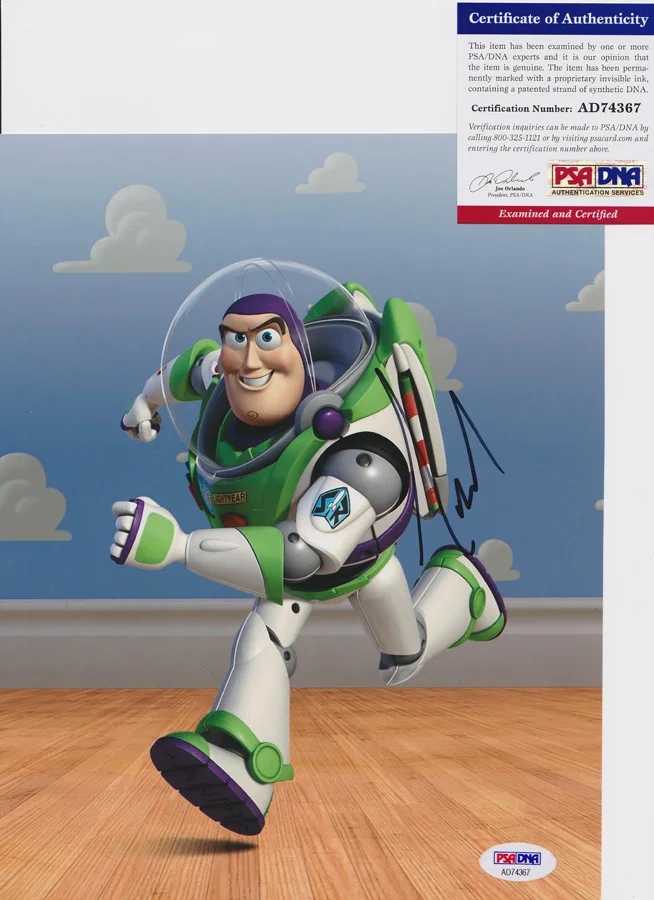 Tim Allen — Tim Allen Toy Story Buzz Lightyear Signed Autograph 8x10 Photo PSA/DNA COA #3