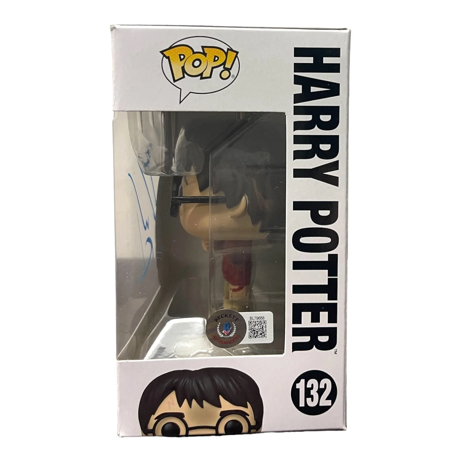 DANIEL RADCLIFFE — DANIEL RADCLIFFE SIGNED AUTOGRAPH FUNKO POP 132 HARRY POTTER BECKETT BAS COA, image 2
