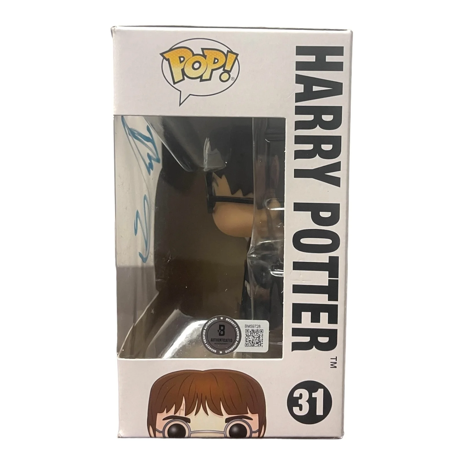 DANIEL RADCLIFFE — DANIEL RADCLIFFE SIGNED AUTOGRAPH FUNKO POP 31 HARRY POTTER BECKETT BAS COA, image 2