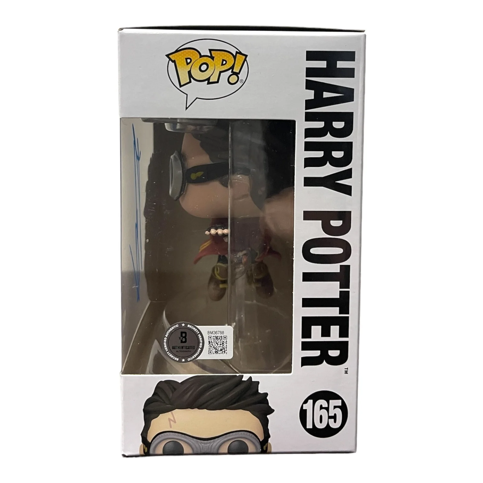 DANIEL RADCLIFFE — DANIEL RADCLIFFE SIGNED AUTOGRAPH FUNKO POP 165 HARRY POTTER BECKETT BAS COA, image 2
