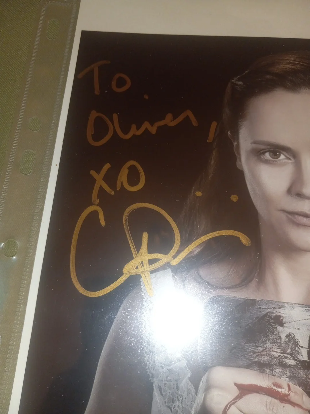 Christina Ricci Signed 8x10 Photo BAS #AC22879 Beckett COA, image 3