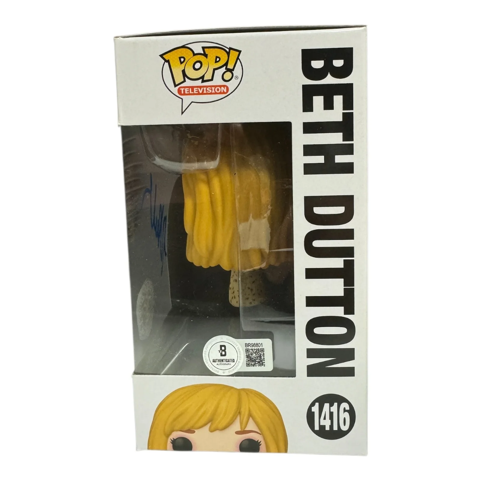 KELLY REILLY — KELLY REILLY SIGNED AUTOGRAPH YELLOWSTONE FUNKO POP 1416 BECKETT BAS BETH DUTTON, изображение 2
