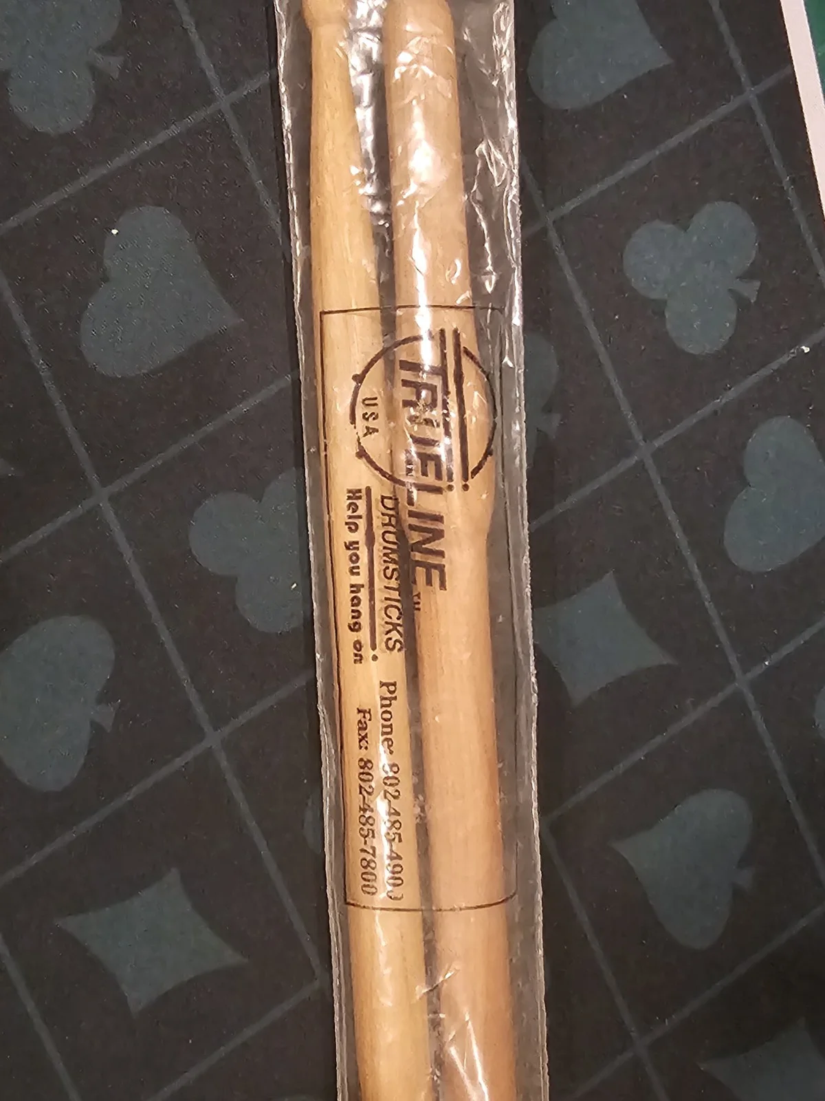 Danny Carey Tool Retro Vintage Trueline Drumsticks Pair Like New Near Mint, image 5