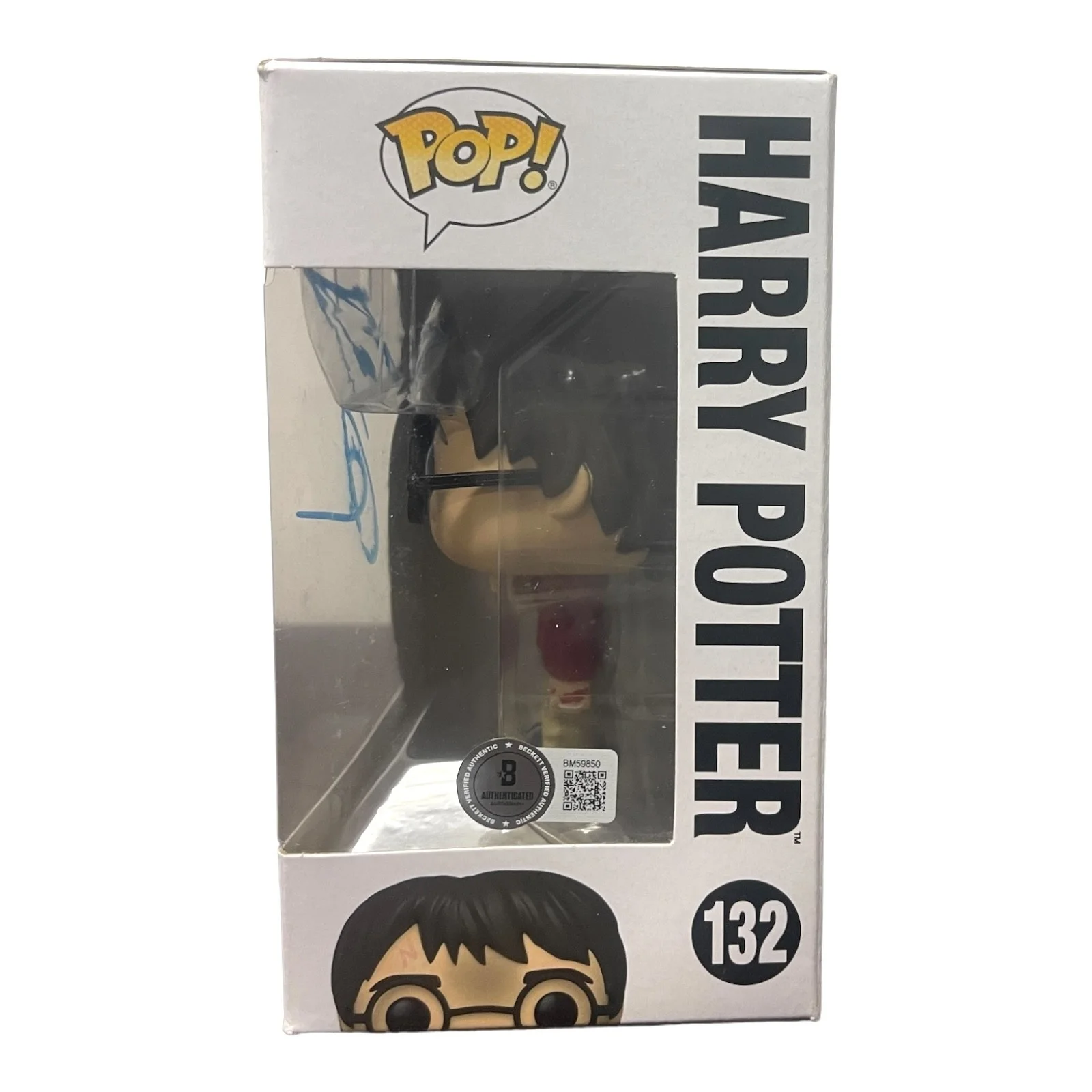 DANIEL RADCLIFFE — DANIEL RADCLIFFE SIGNED AUTOGRAPH FUNKO POP 132 HARRY POTTER BECKETT BAS COA, image 2