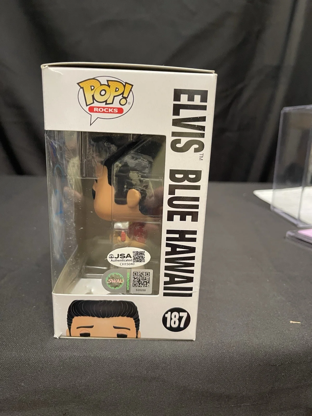 Austin Butler, Priscilla Presley — Austin Butler Priscilla Presley signed, JSA Pop Elvis Presley 187 Becket Rare, изображение 3
