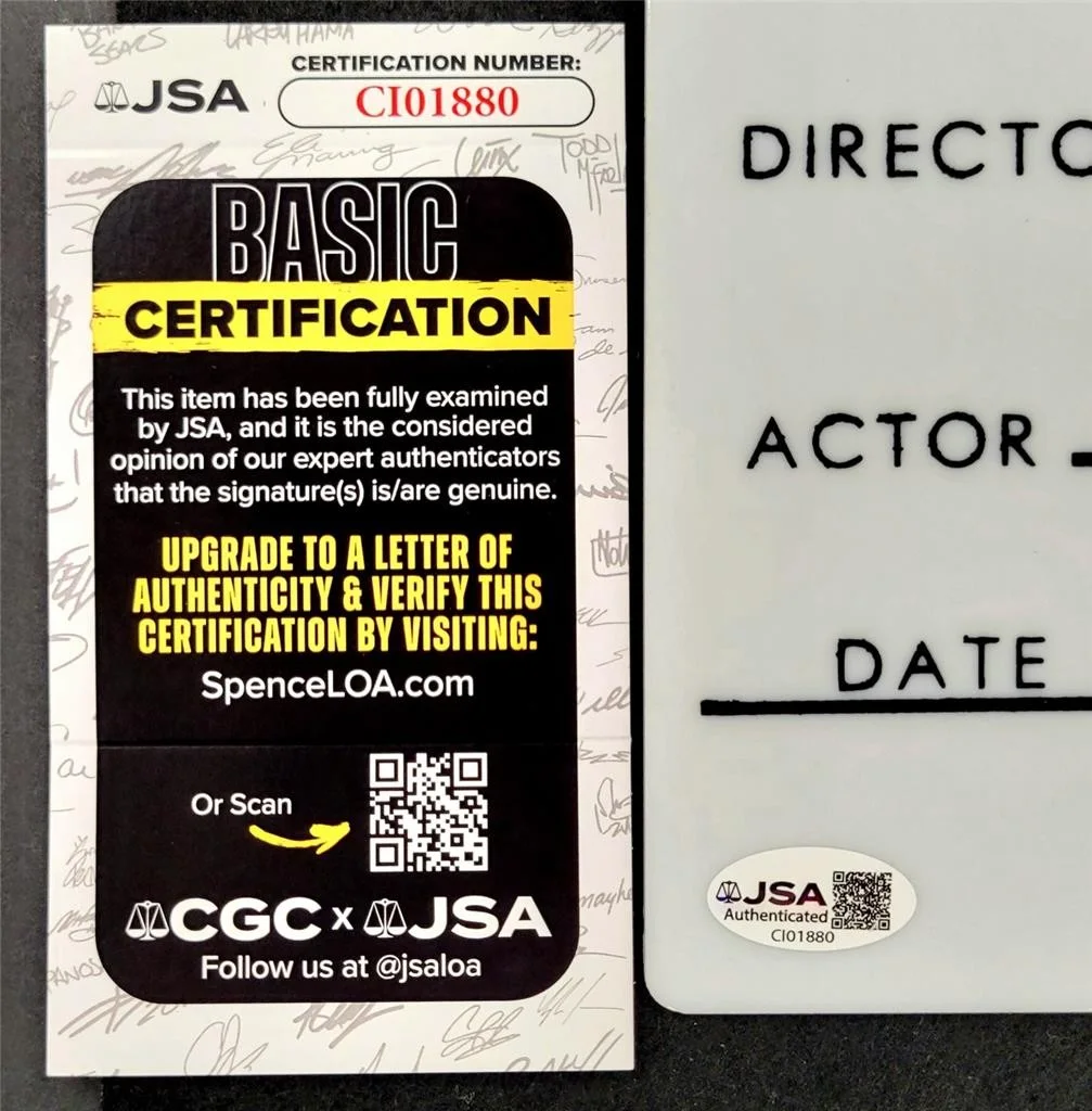 Seth MacFarlane — Seth MacFarlane signed Clapboard Clap Clapper Family Guy Ted autograph JSA, image 3