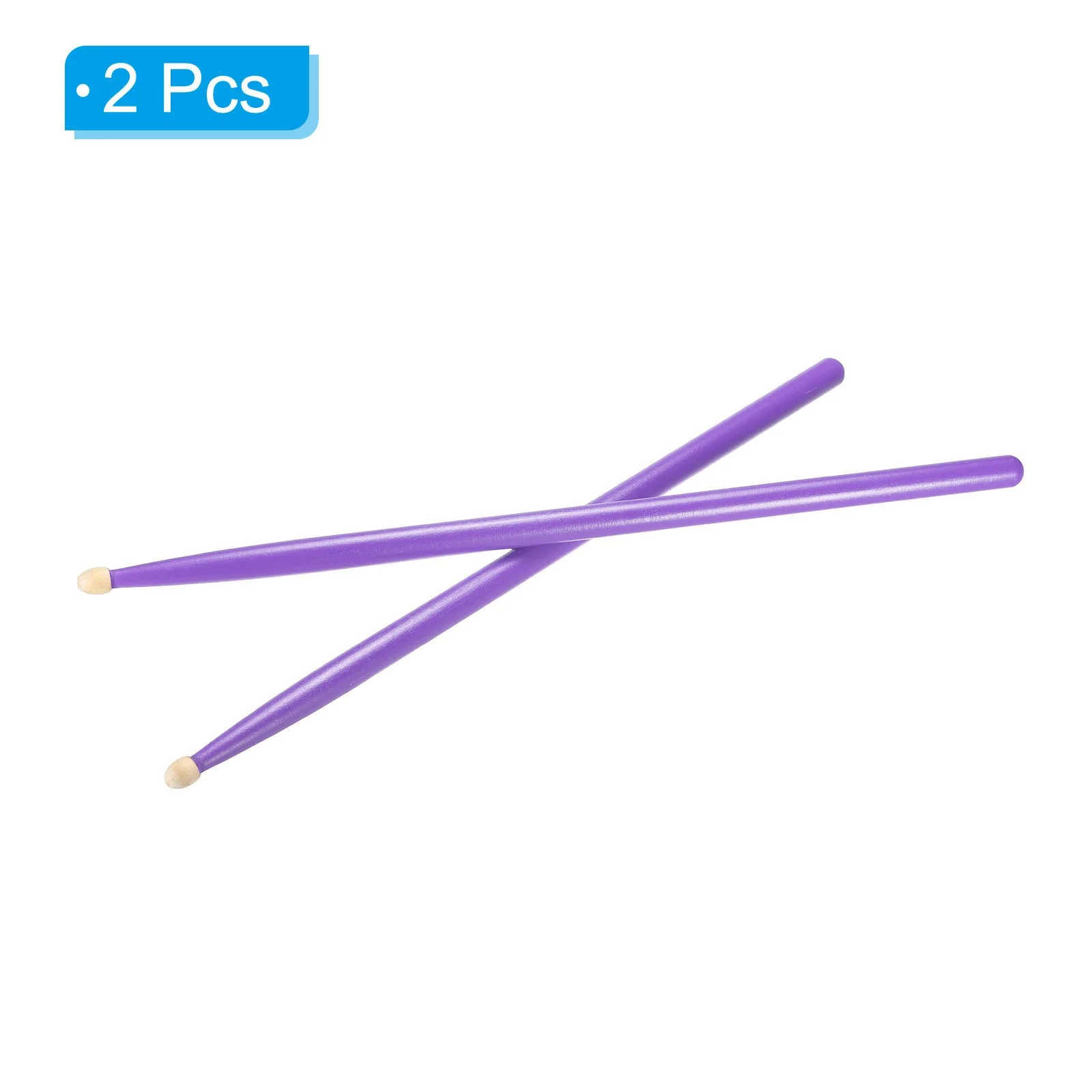 1 Pair Maple Wood Drumstick Anti Slip Drum Stick 7A Purple for Drumming Musical, изображение 3