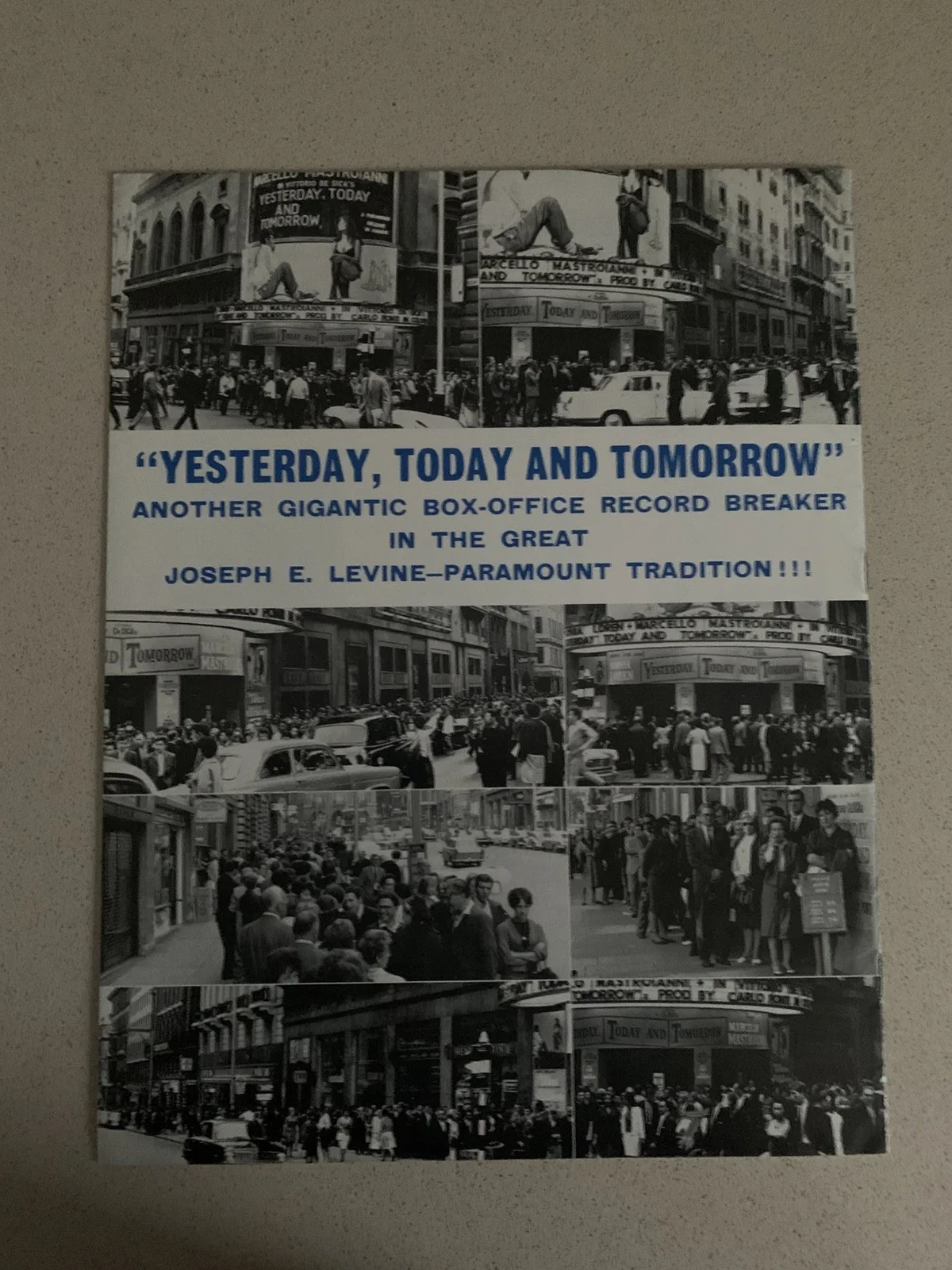 Yesterday, Today & Tomorrow Cinema Campaign Book 1963, image 2