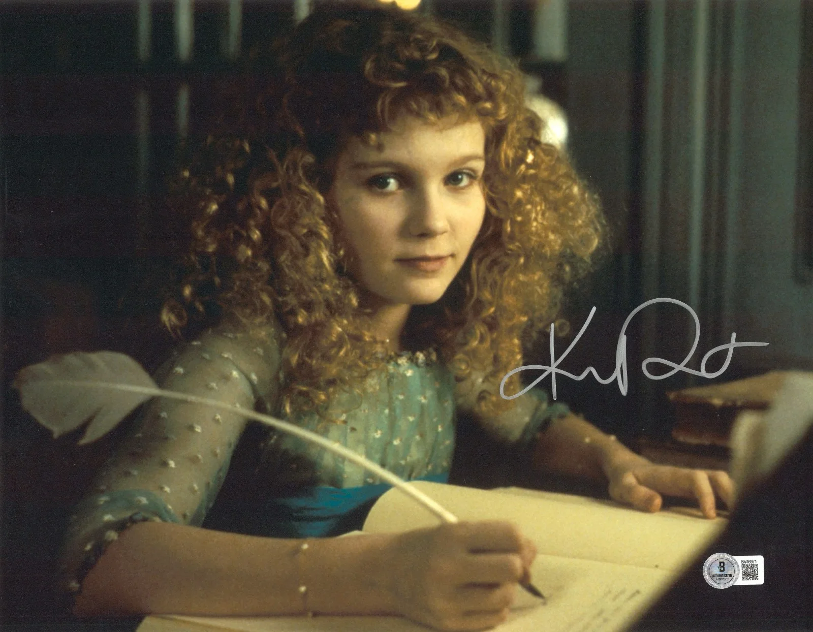 Kirsten Dunst — Kirsten Dunst Signed Autograph Interview With The Vampire 11X14 Photo Beckett