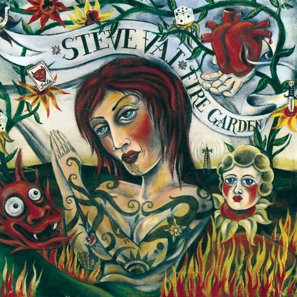 Steve Vai Autographed Fire Garden CD, image 2
