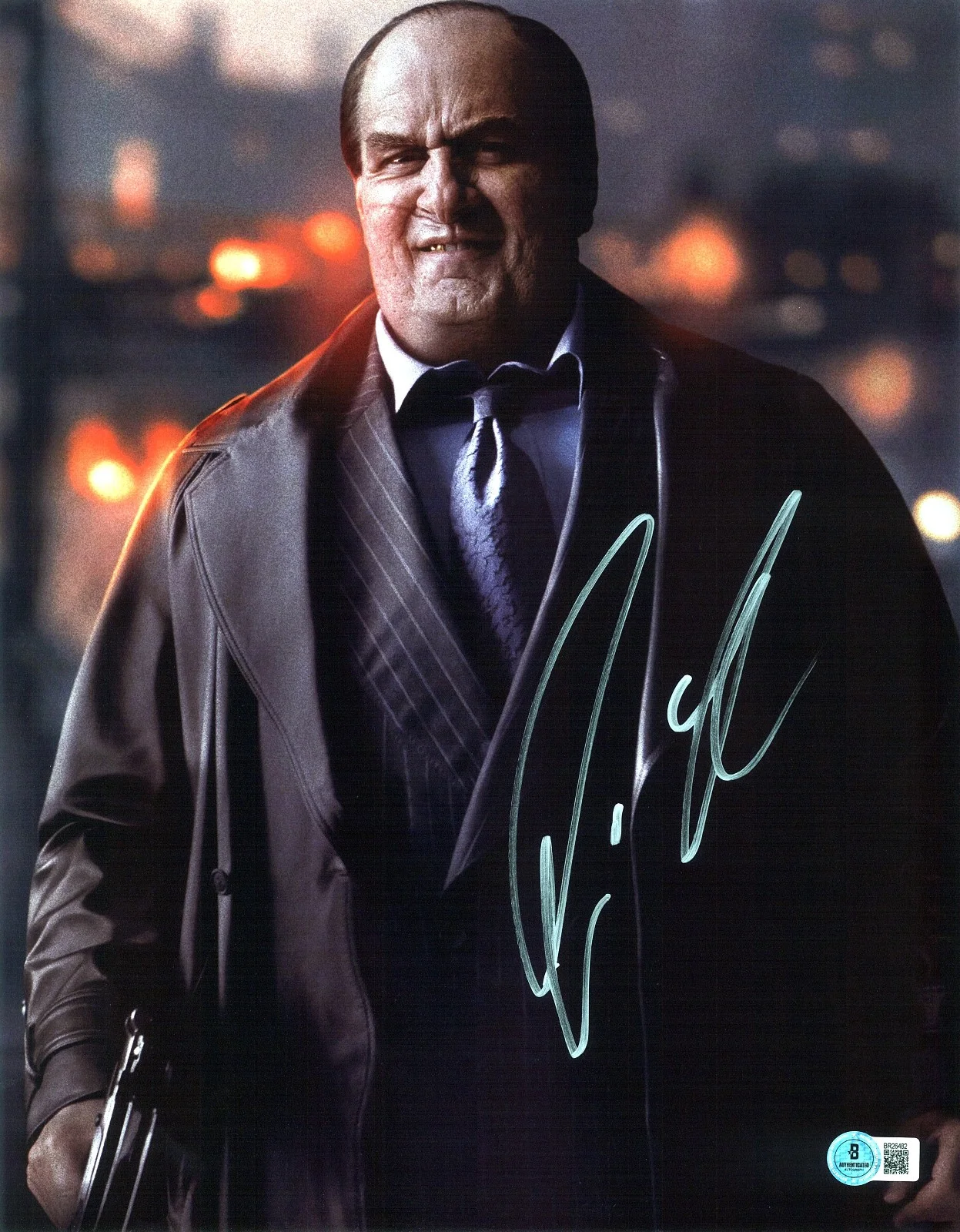 COLIN FARRELL — COLIN FARRELL SIGNED AUTOGRAPH THE PENGUIN 11X14 PHOTO BECKETT BAS