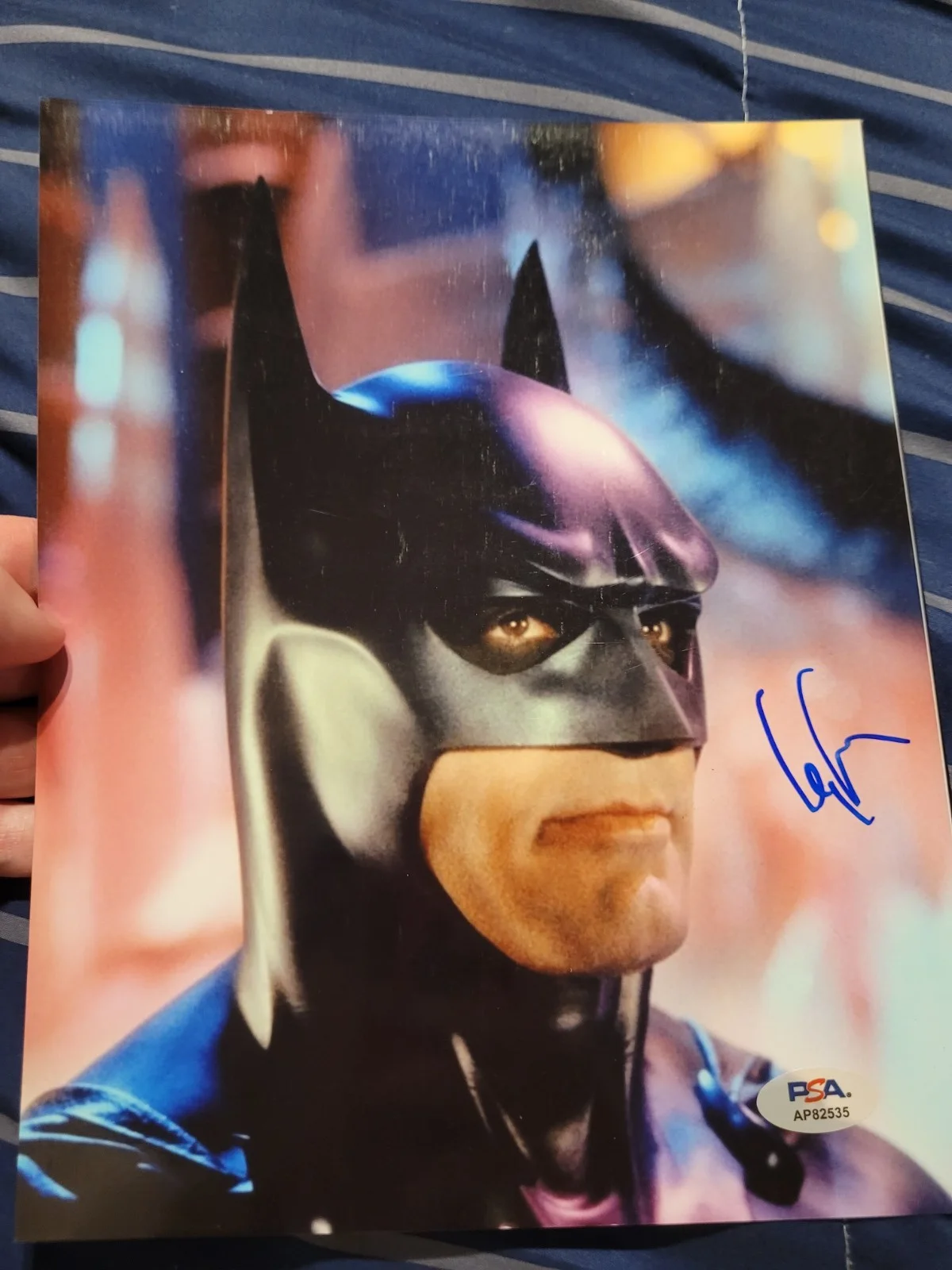 george Clooney — George Clooney Batman Signed autograph 8x10 PSA COA Ocean Eleven ER, изображение 2