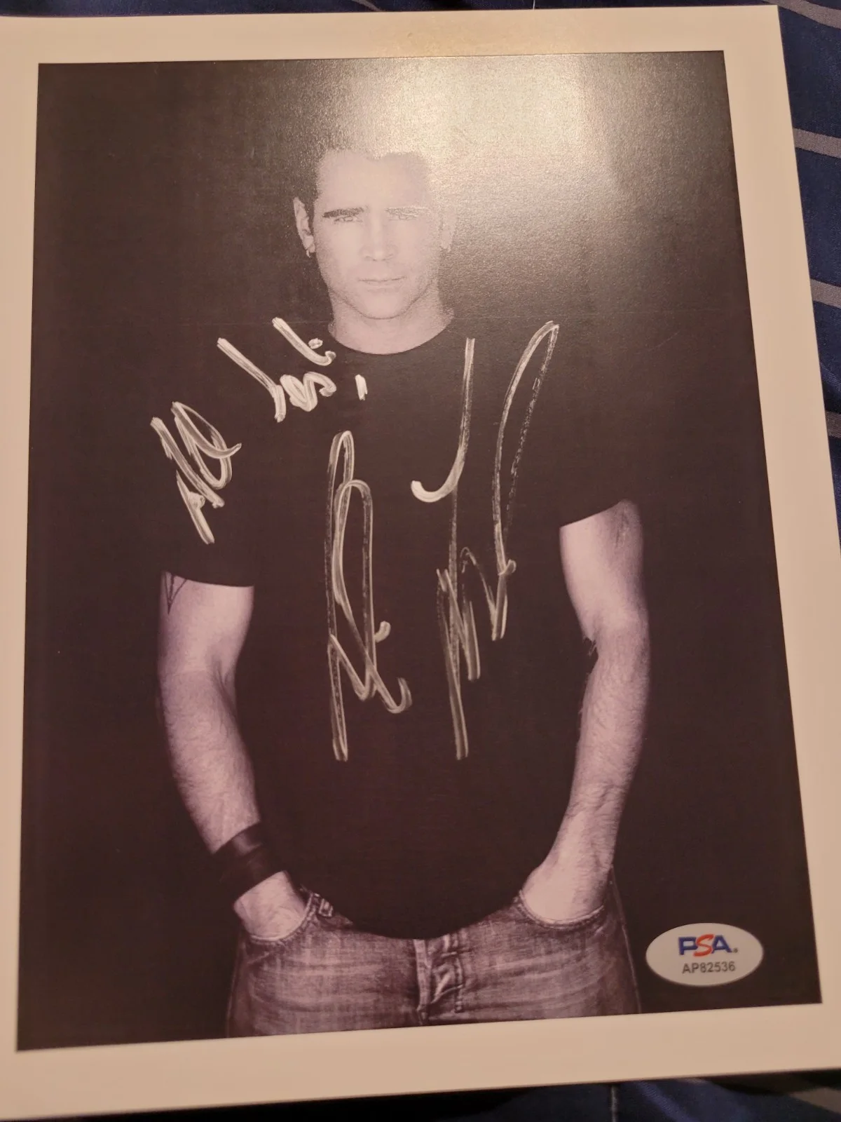 Colin Farrell — Colin Farrel Signed autograph 8x10 PSA COA Total Recal Penguin Outlaws Dumbo, image 2
