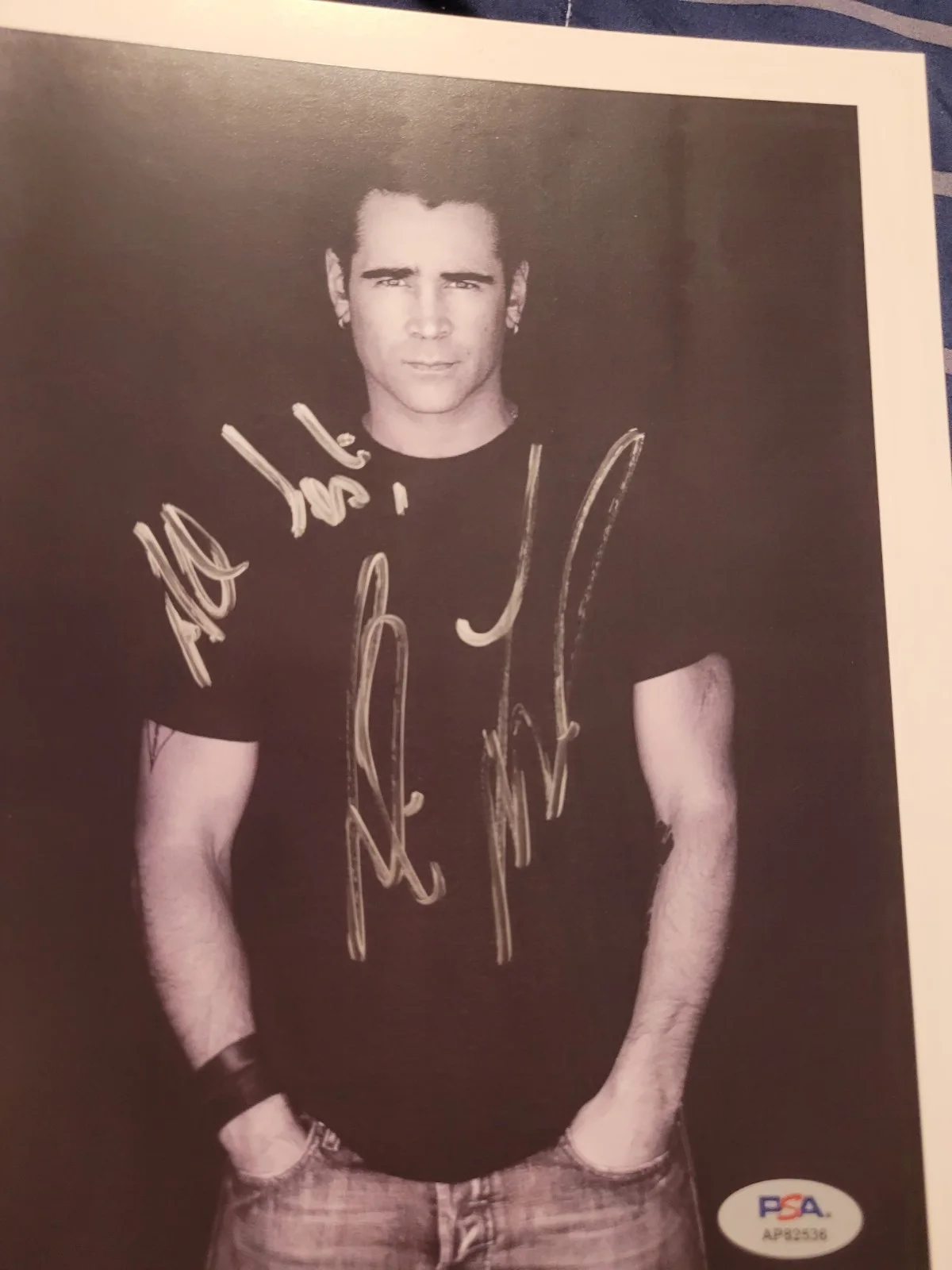 Colin Farrell — Colin Farrel Signed autograph 8x10 PSA COA Total Recal Penguin Outlaws Dumbo, image 3