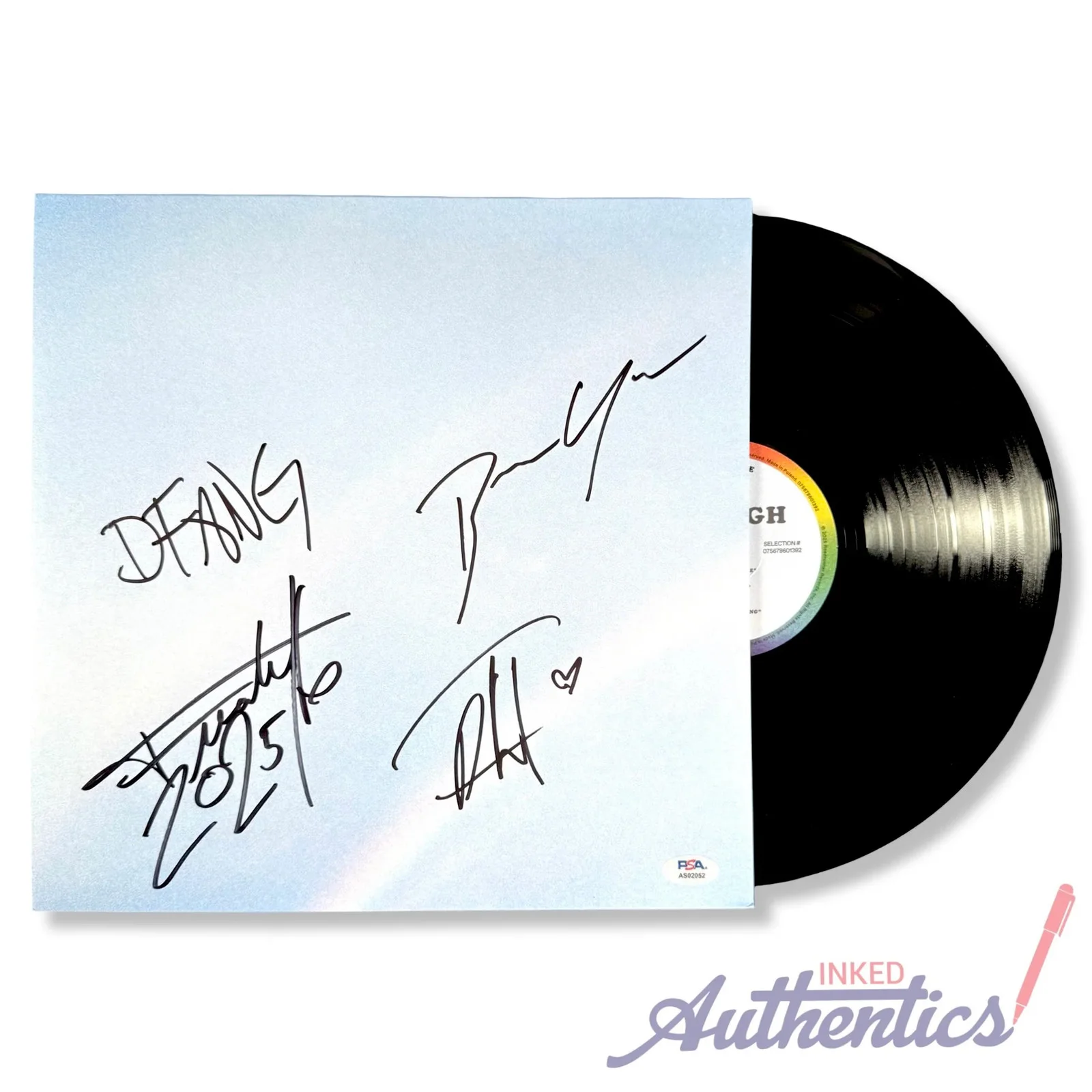 Turnstile Signed Autographed Vinyl LP "NEVER ENOUGH" PSA/DNA Authenticated, image 2