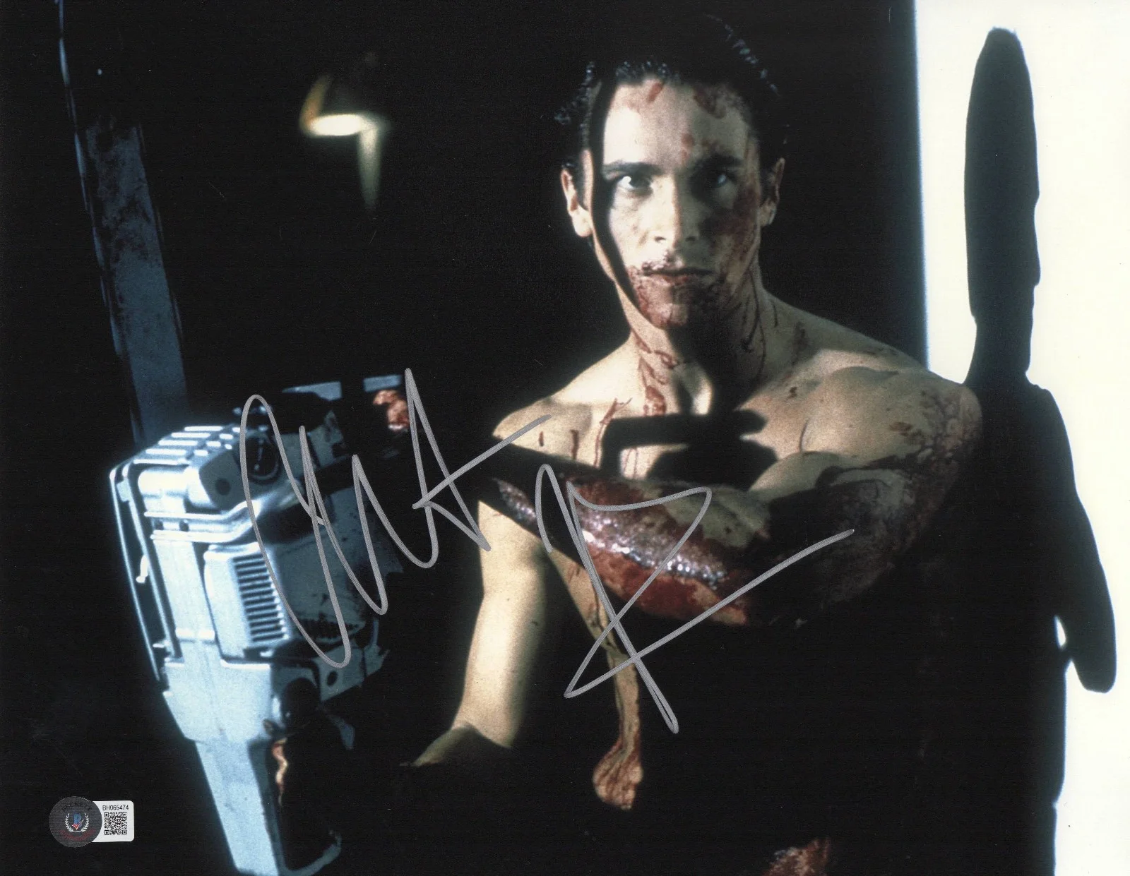 CHRISTIAN BALE — CHRISTIAN BALE SIGNED AUTOGRAPH 11X14 AMERICAN PSYCHO PHOTO BAS BECKETT