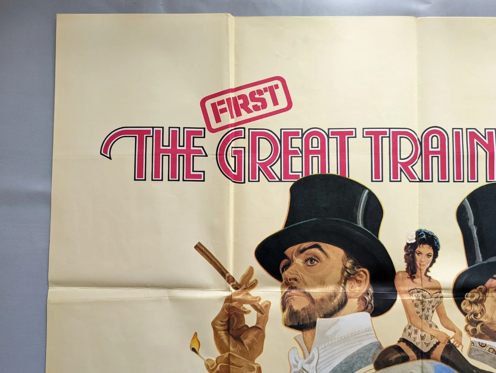 FIRST GREAT TRAIN ROBBERY 1979 Sean Connery, Donald Sutherland UK QUAD POSTER, image 2