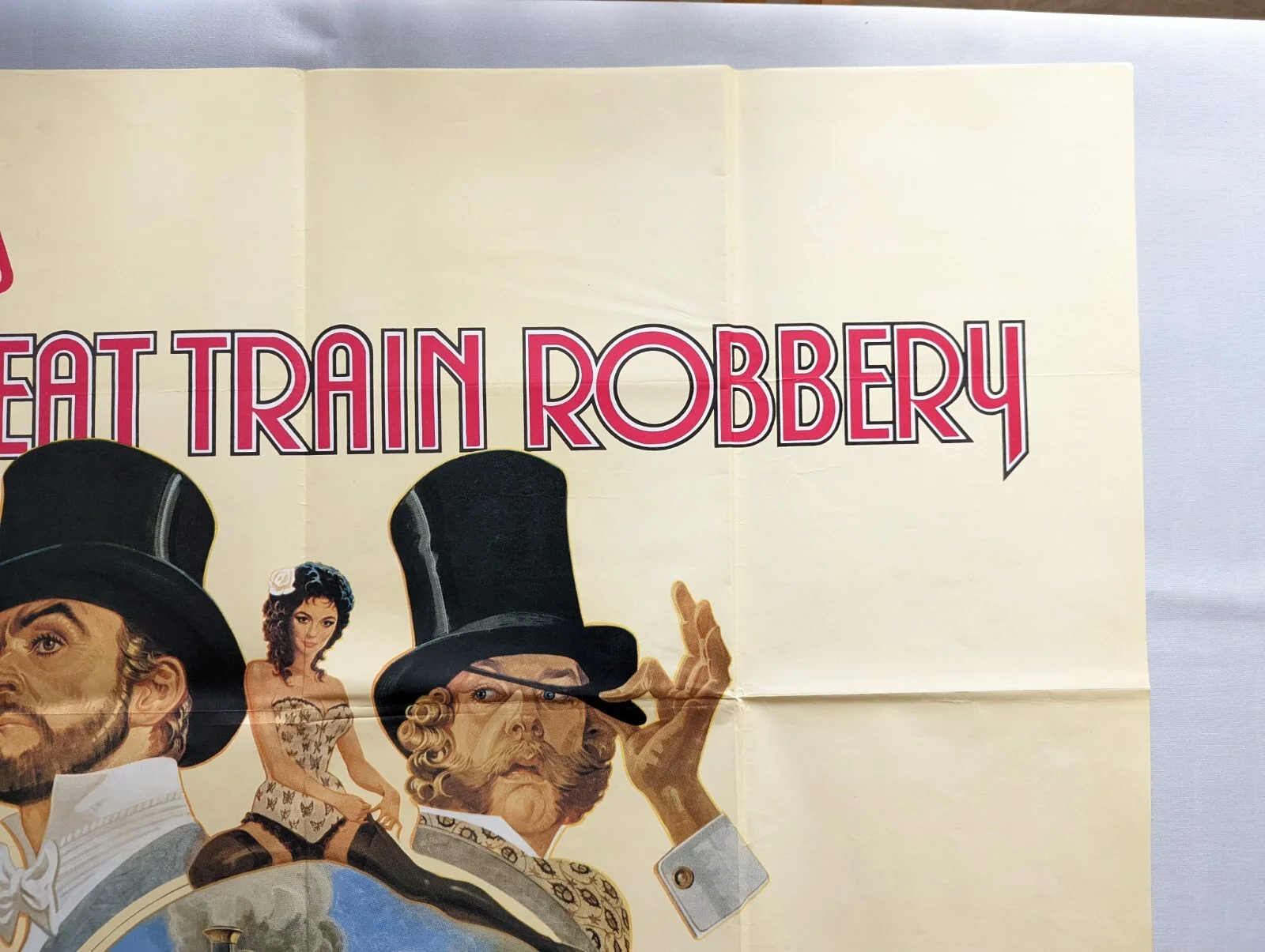 FIRST GREAT TRAIN ROBBERY 1979 Sean Connery, Donald Sutherland UK QUAD POSTER, image 3