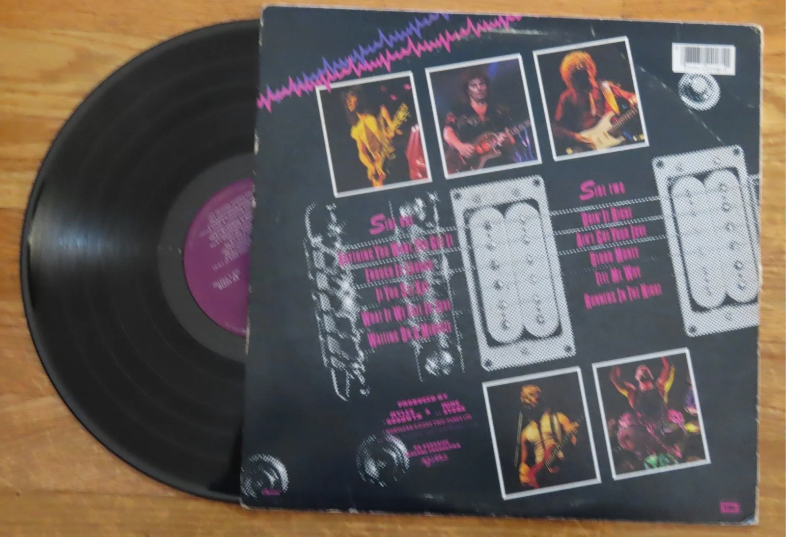 BRIAN GREENWAY signed APRIL WINE "Power Play" 1982 Record "Enough is Enough", image 3