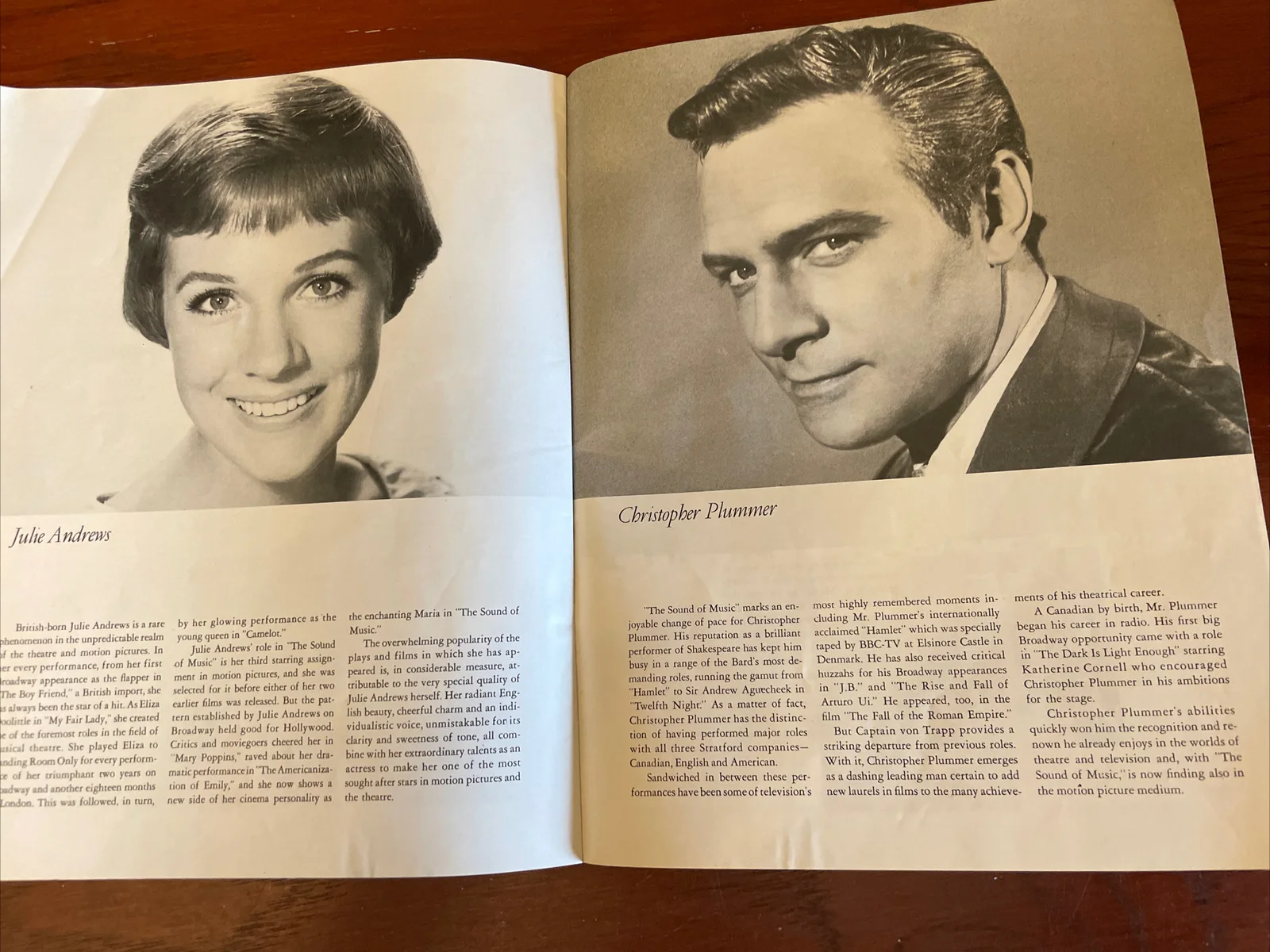 Original 1965 Cinema Performance Programme Souvenir Booklet The Sound Of Music, изображение 2
