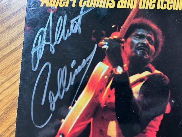 ALBERT COLLINS LIVE JAPAN RECORD LP AUTOGRAPHED by Collins, image 3