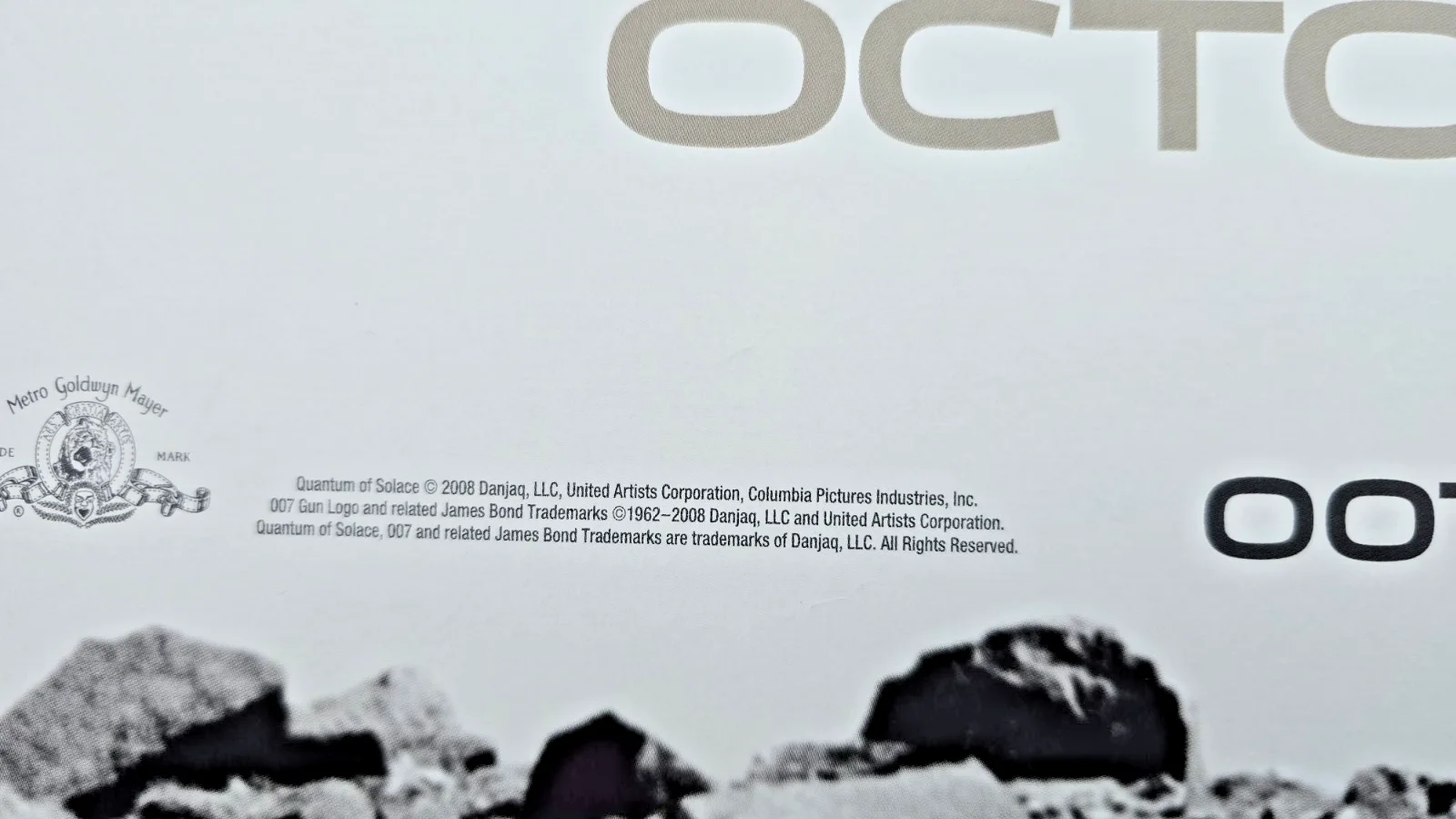 Quantum of Solace Original Quad Double Cinema Poster James Bond 2008, изображение 3