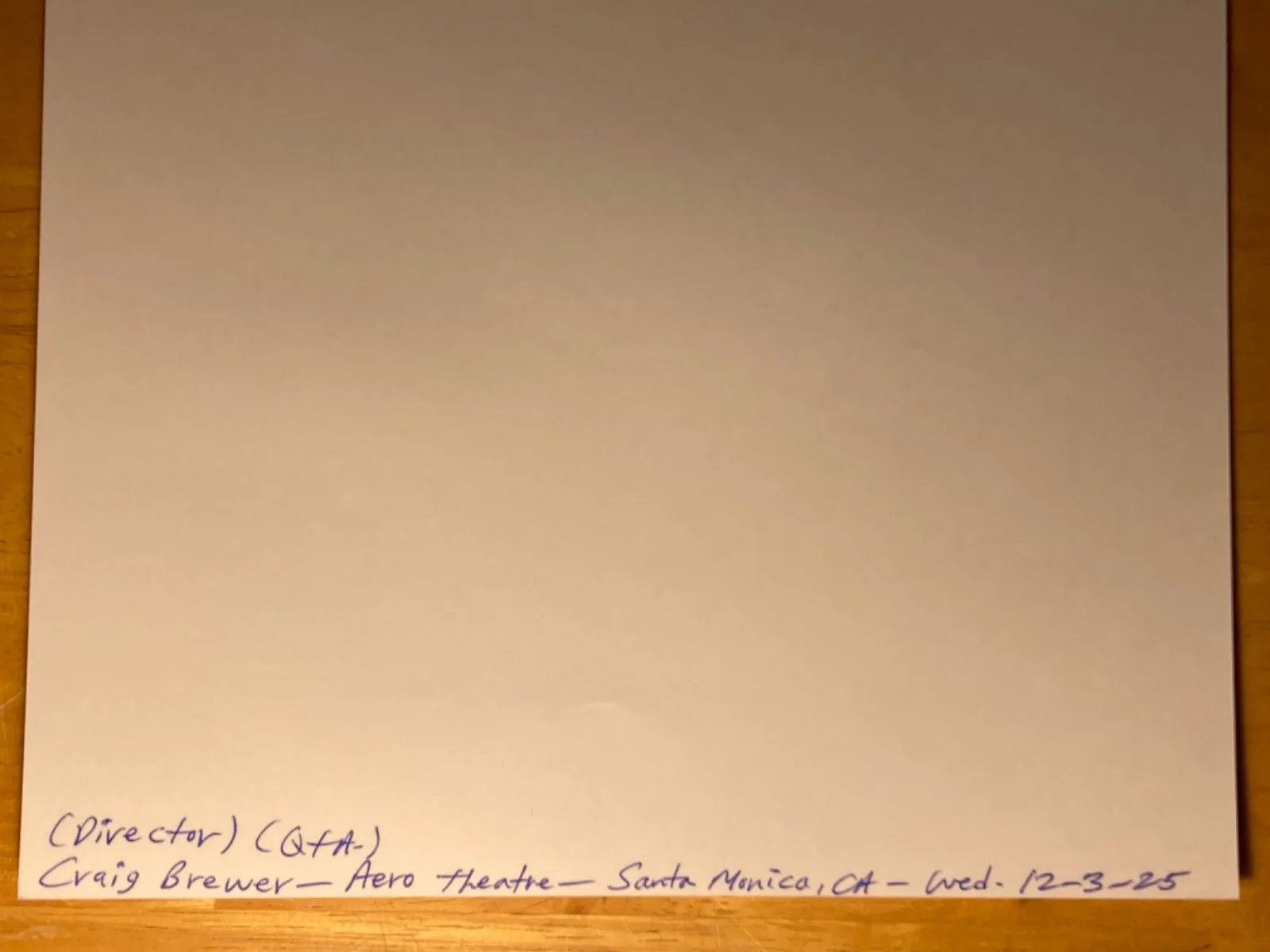 Hand SIGNED Craig Brewer 8.5x11 Blank Photo Paper - Director, изображение 5